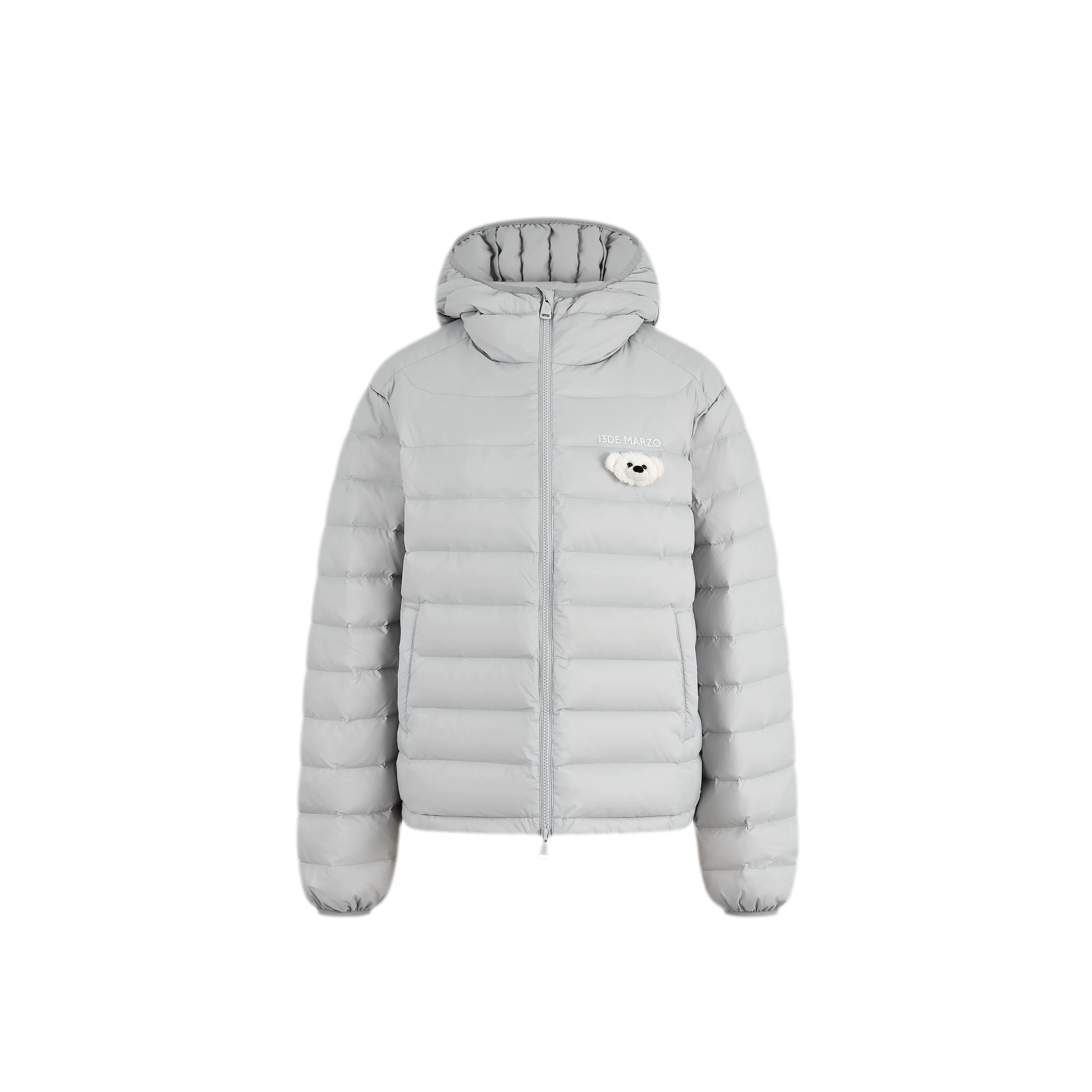 Quilted Hooded Lightweight Down Jacket