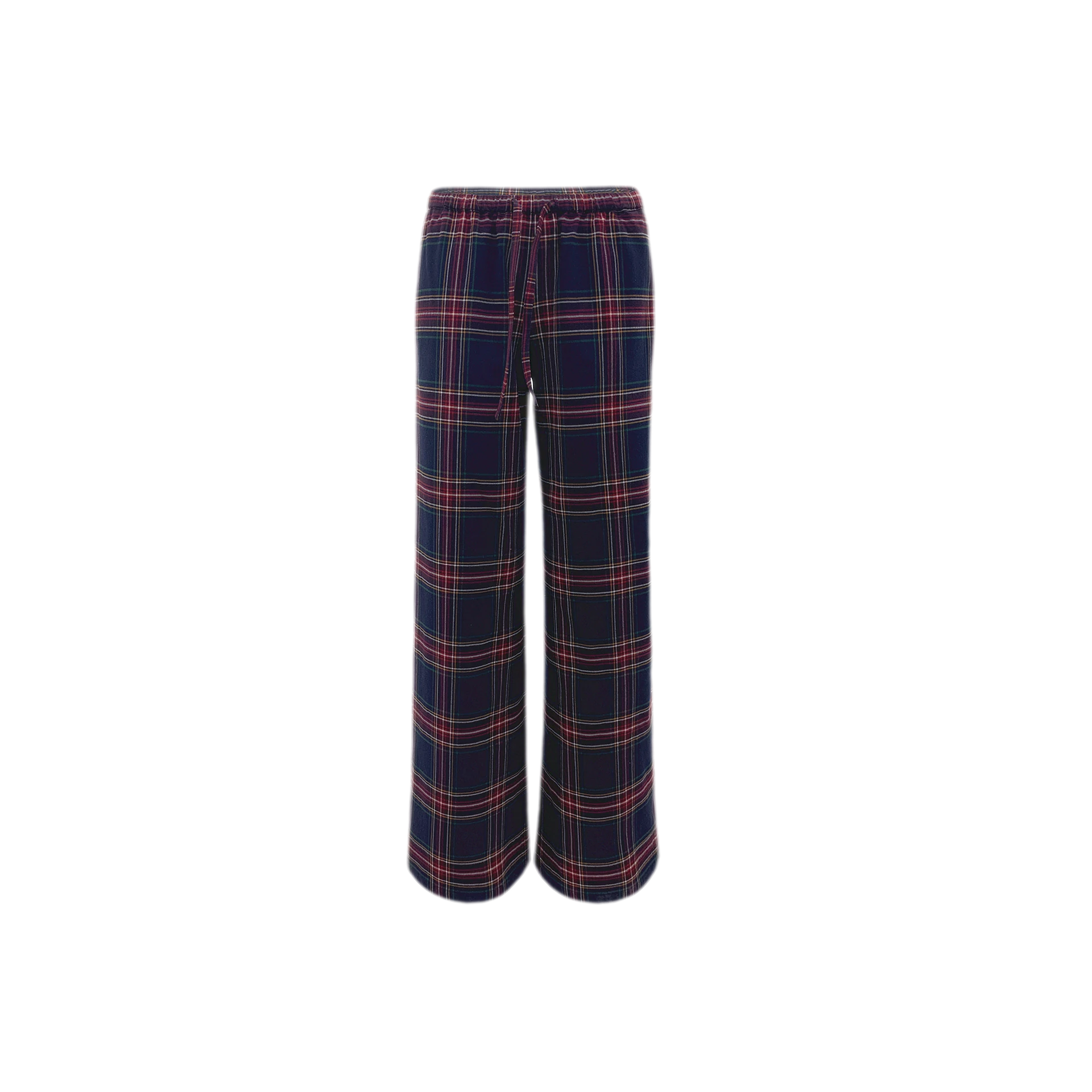 Vintage Plaid Low-Rise Bottoms