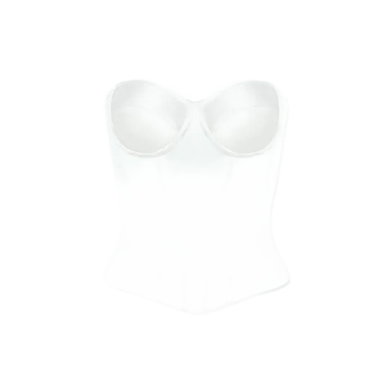 Velvet Bow Satin Corset