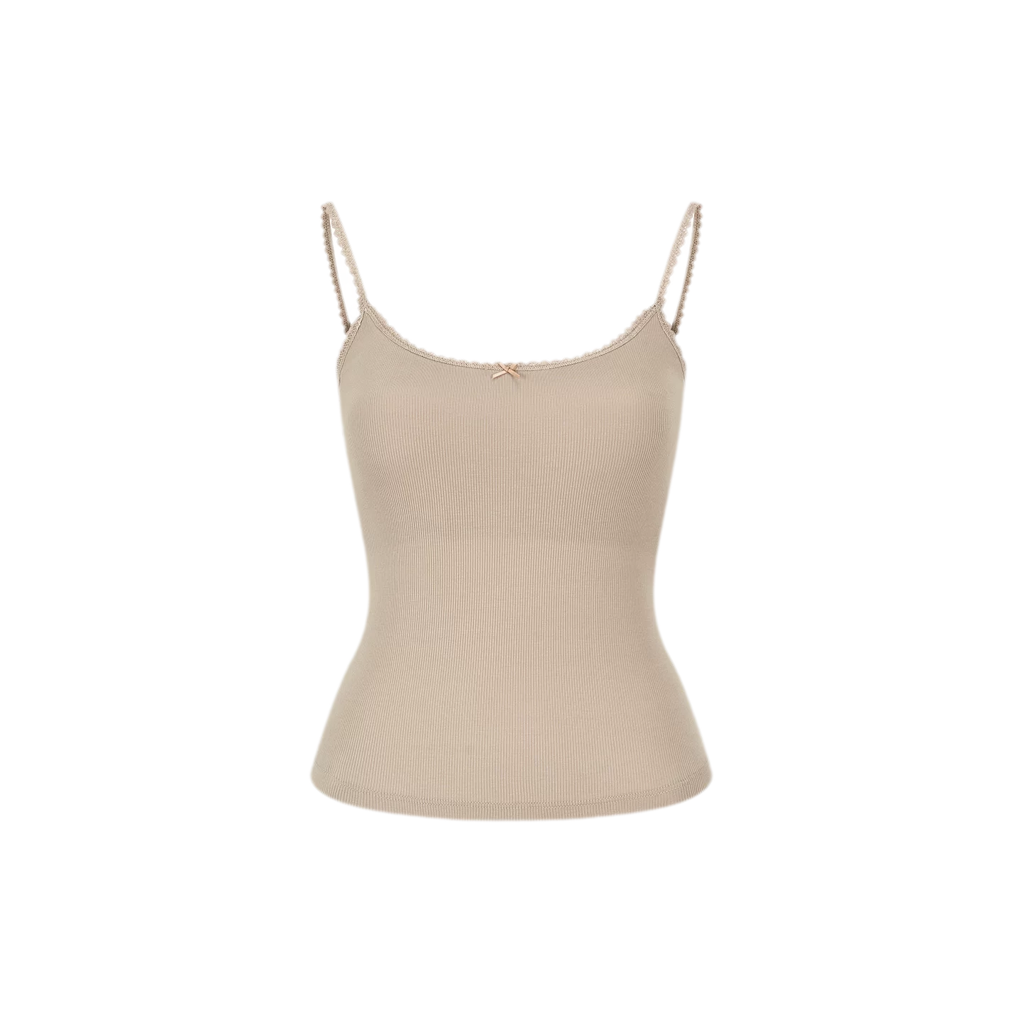X-line Lace Trim Camisole, Pullover & Mermaid Skirt