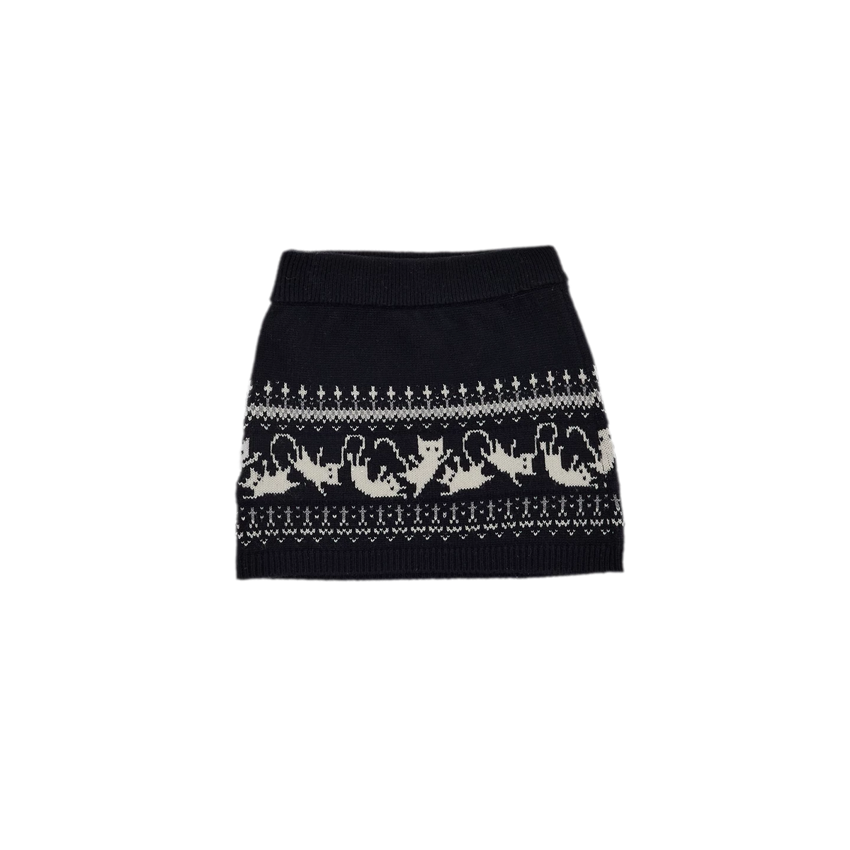 Ensemble en maille court Fair Isle