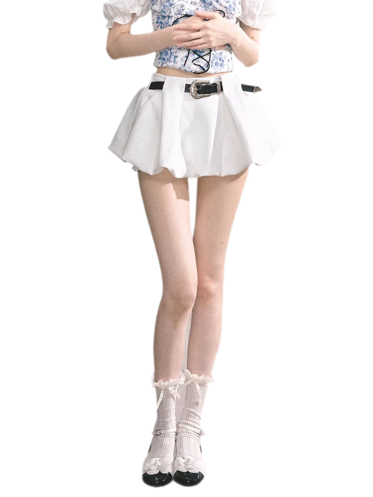 ローズバブルミニスカート