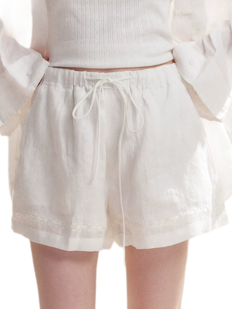 Tencel Linen Beaded Set