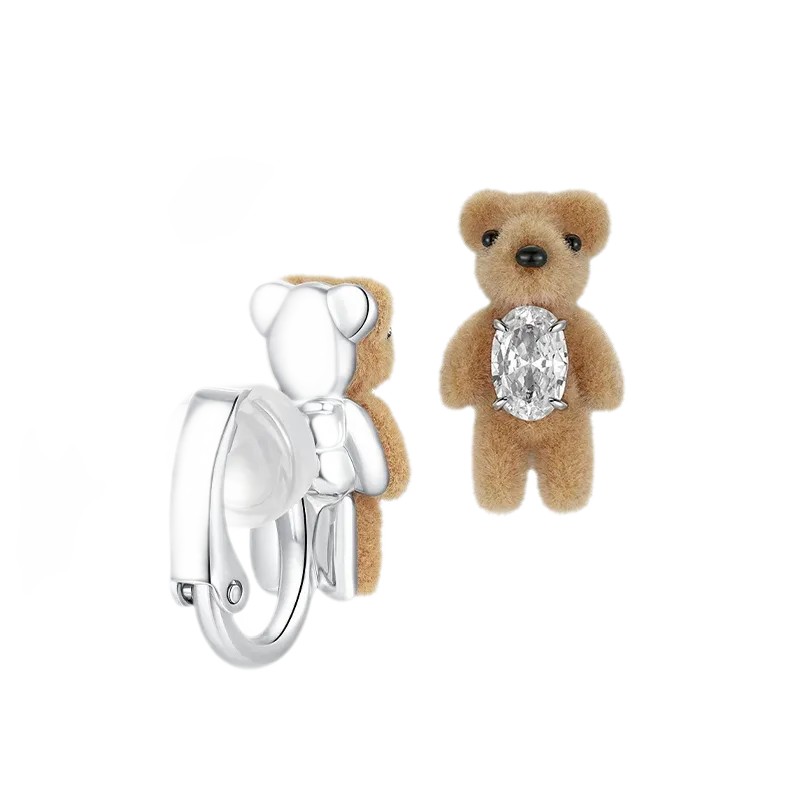 Mini Teddy Bear Earrings