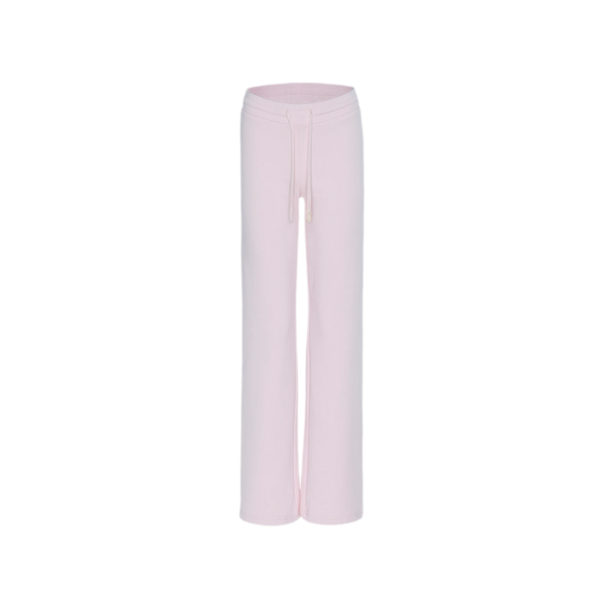 Washed Ribbed Low-Rise Sweatpants