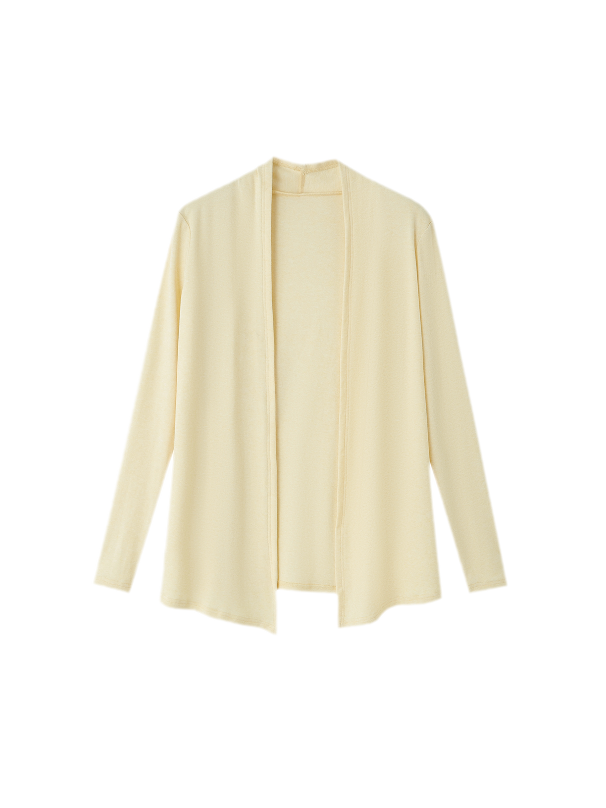 Midi-Kleid in Leinenoptik mit asymmetrischem Saum