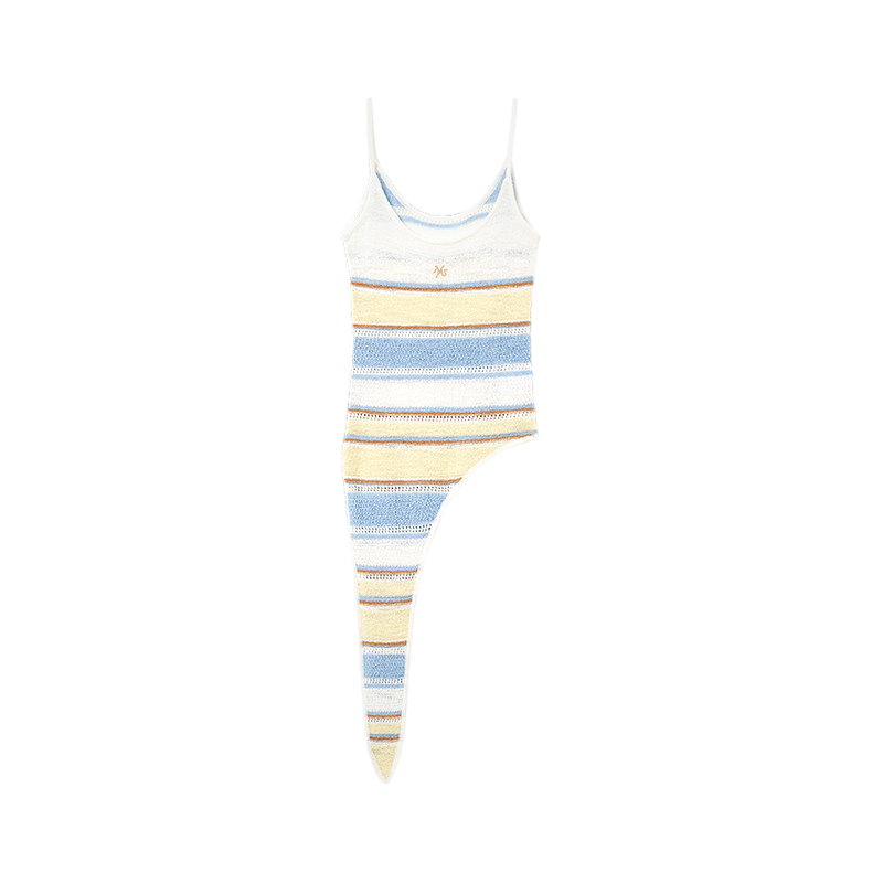 Marfi Striped Spliced Camisole