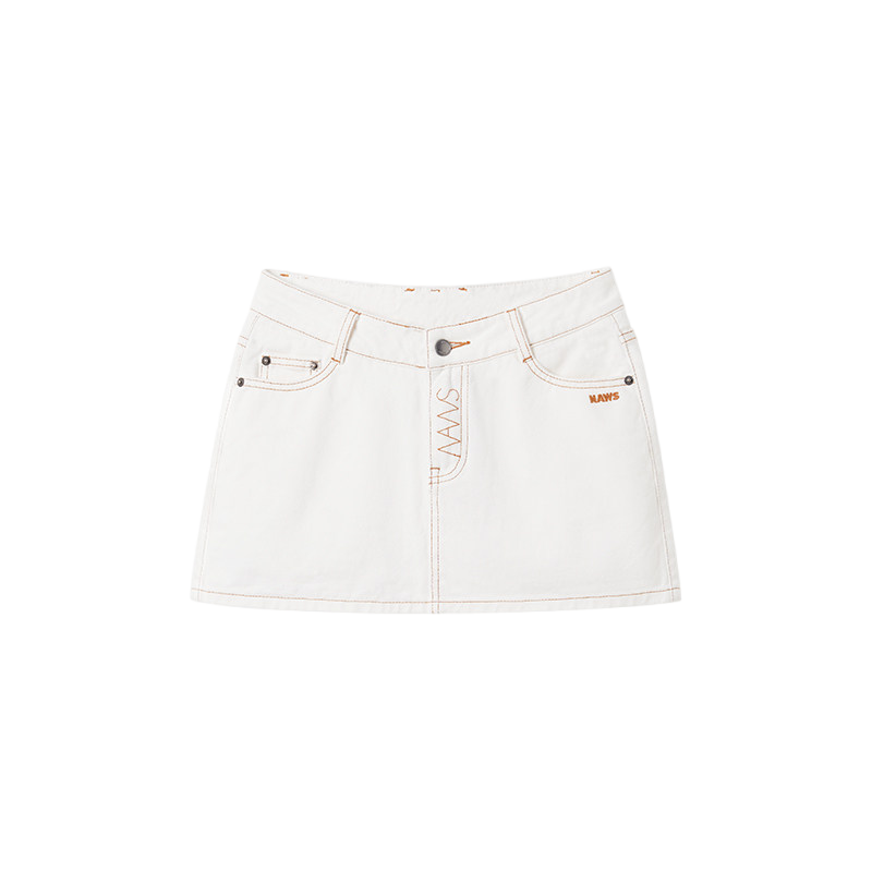 Equestrian Denim Mini Skirt