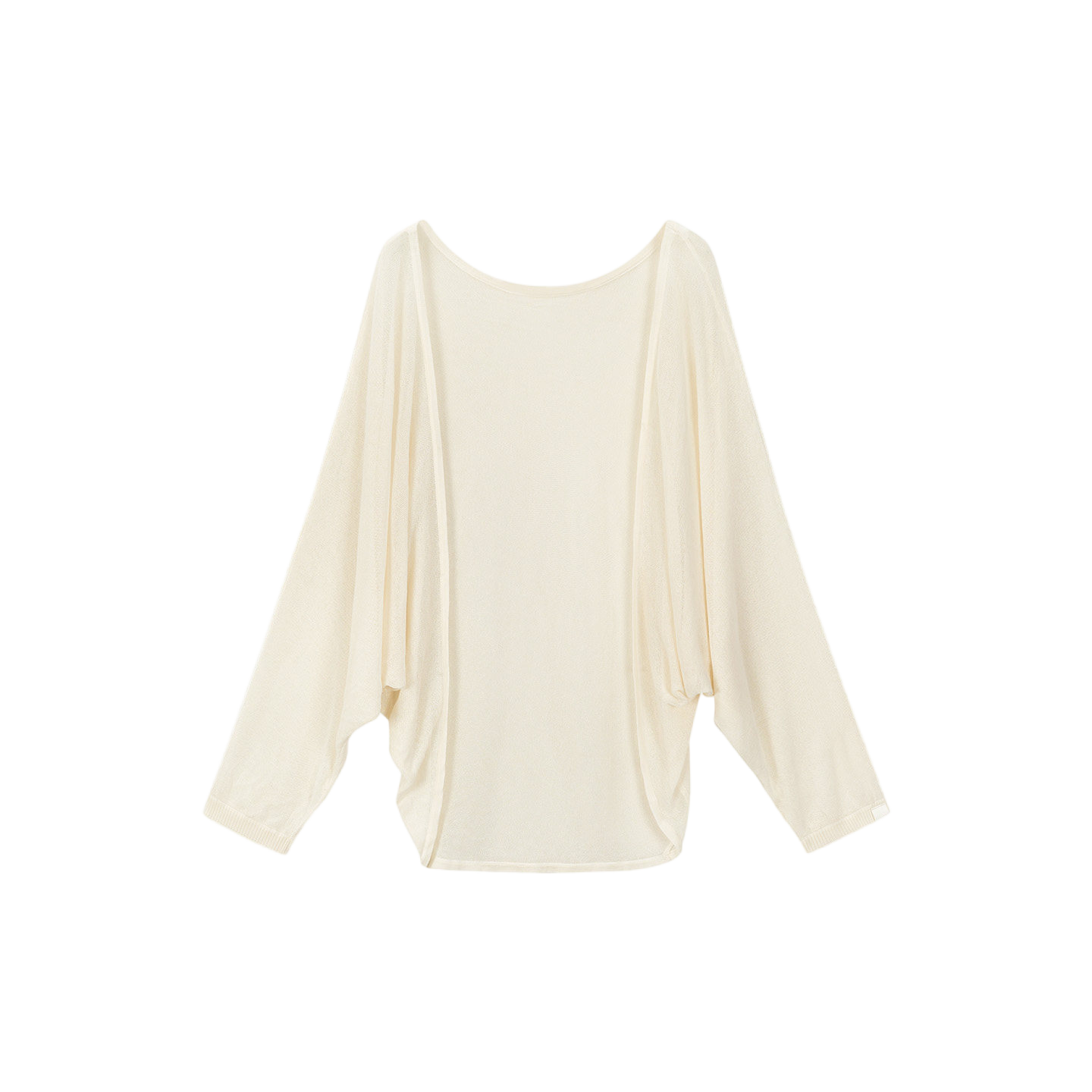 Lightweight Semi-Sheer Acetate Knit Cardigan