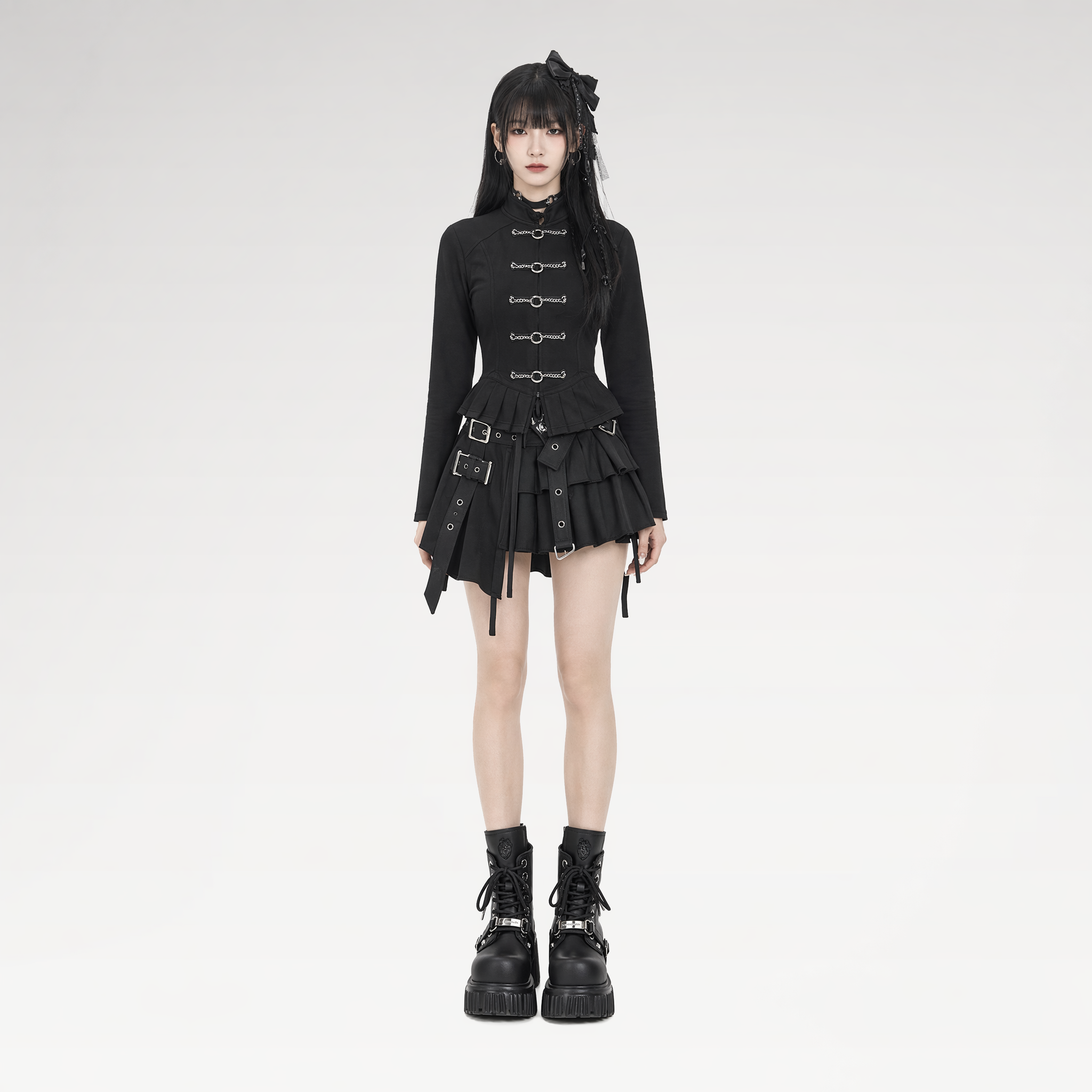 Gothic Platform Ankle Boots