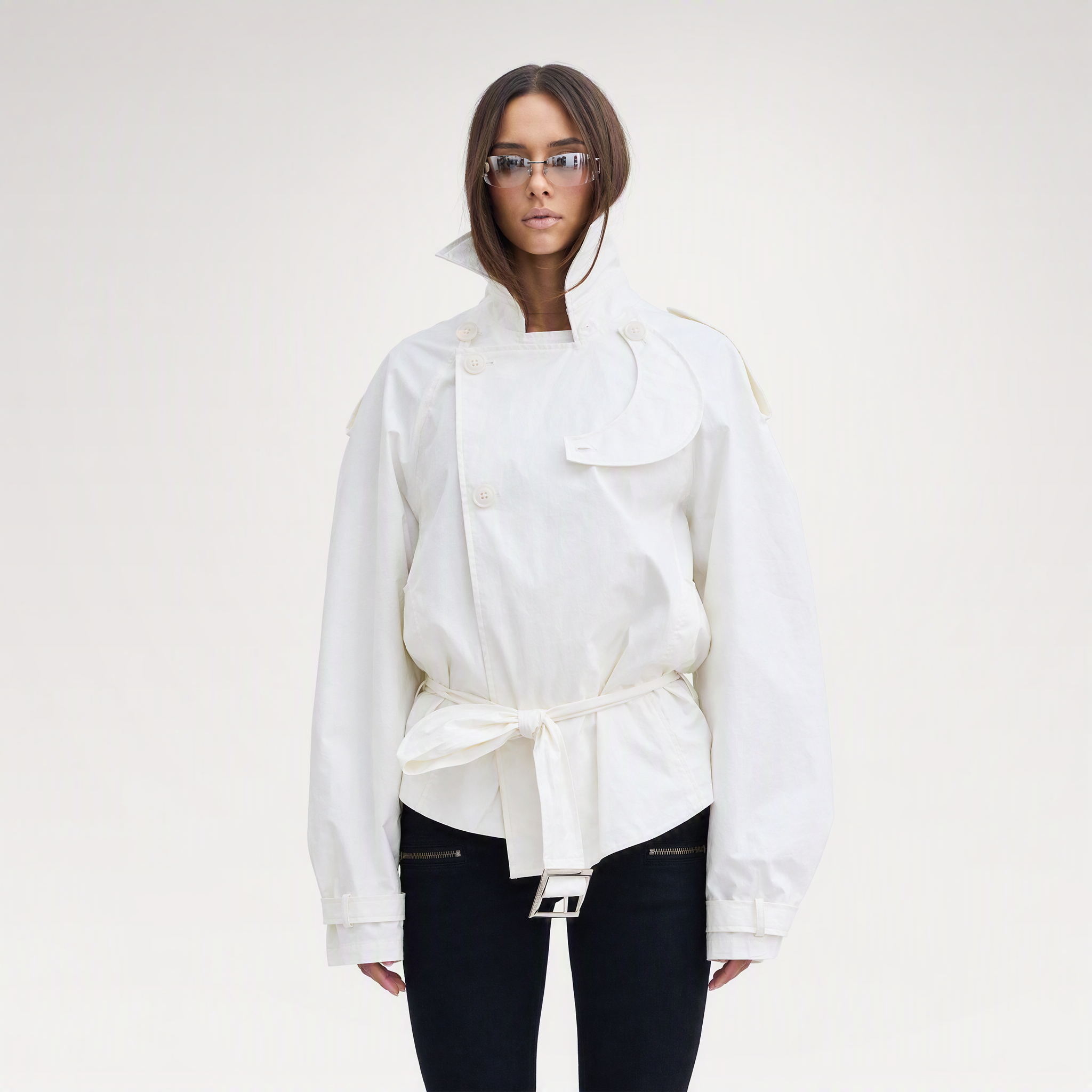 Waxed Trench Coat