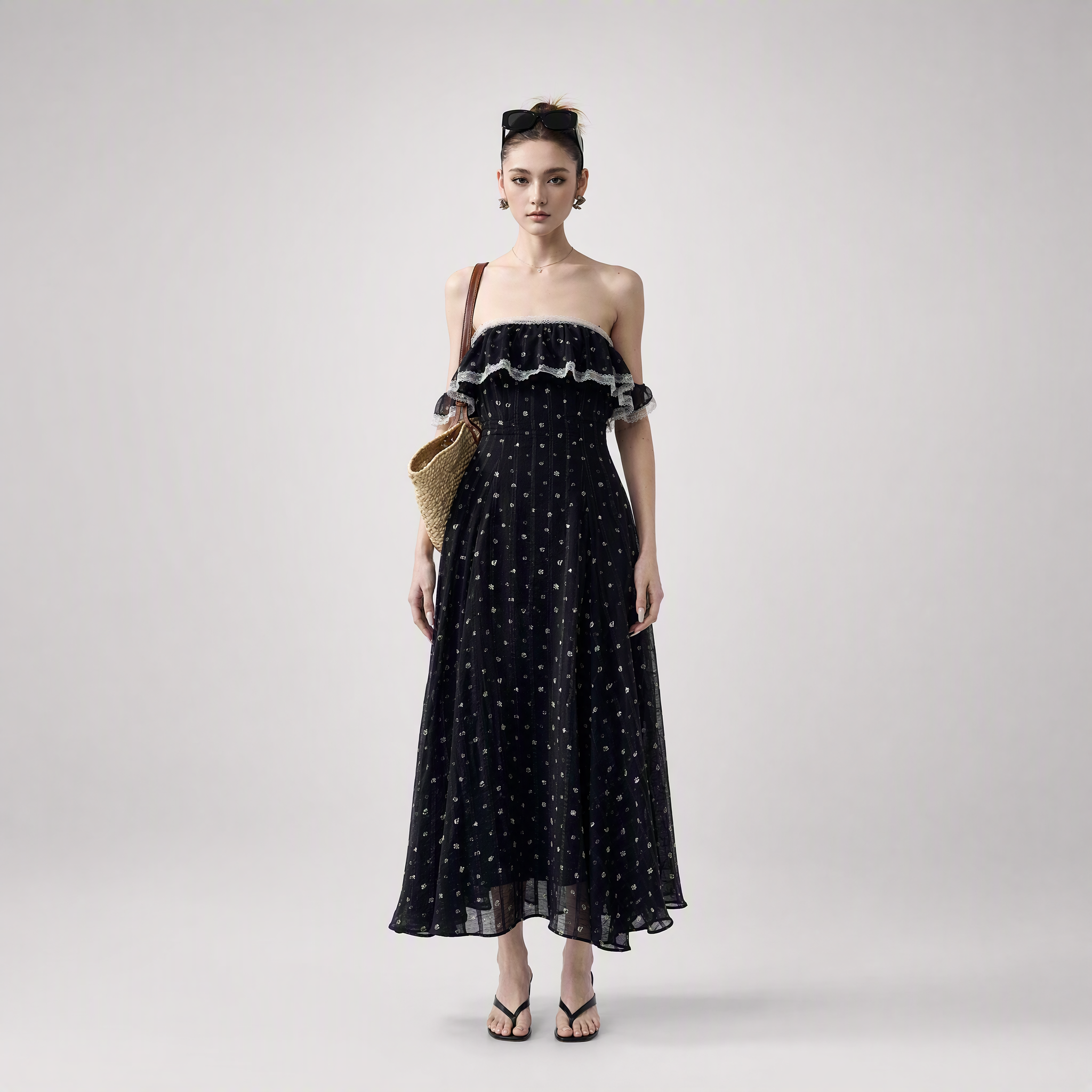 Daisy Lace Maxi Dress