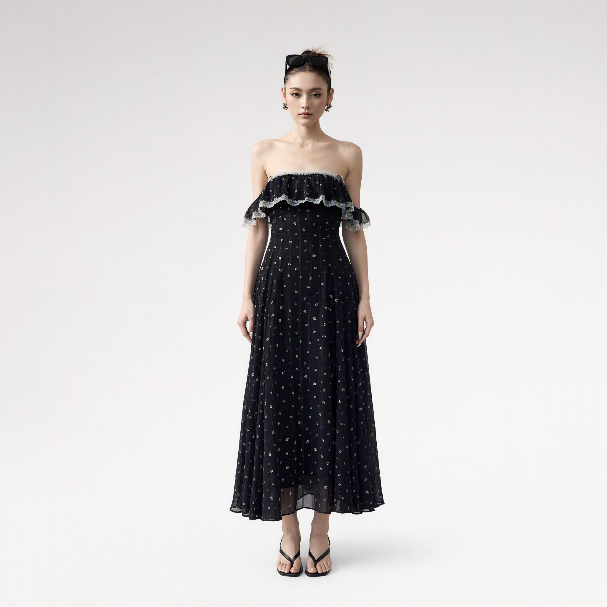 Daisy Lace Maxi Dress
