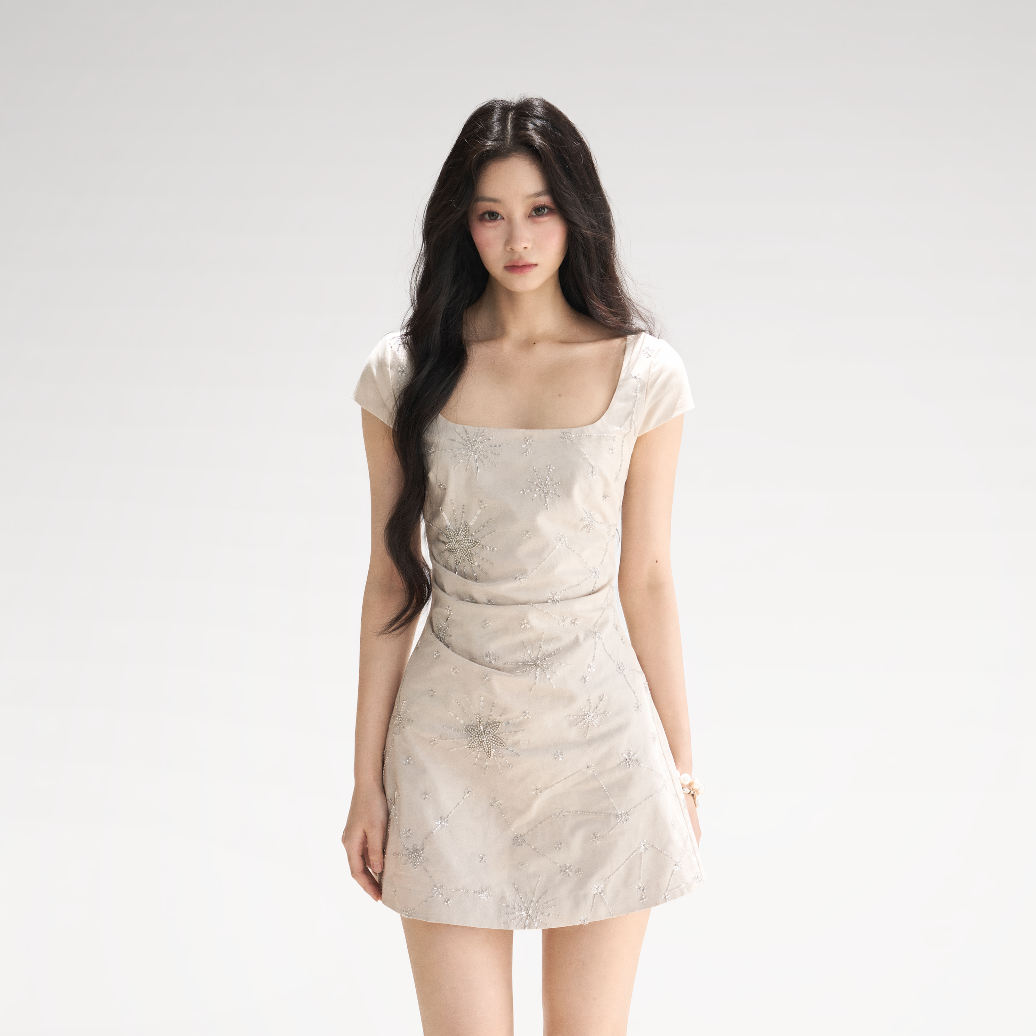 Twill Waist Bead Dress