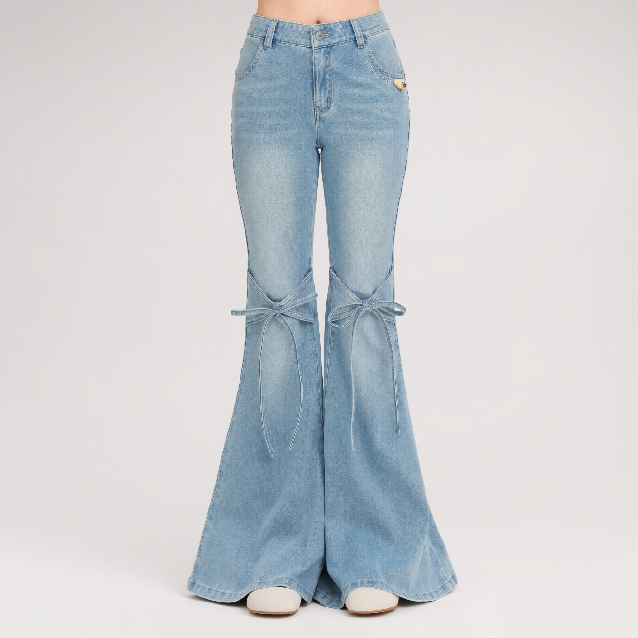 Mermaid Flare Denim Pants