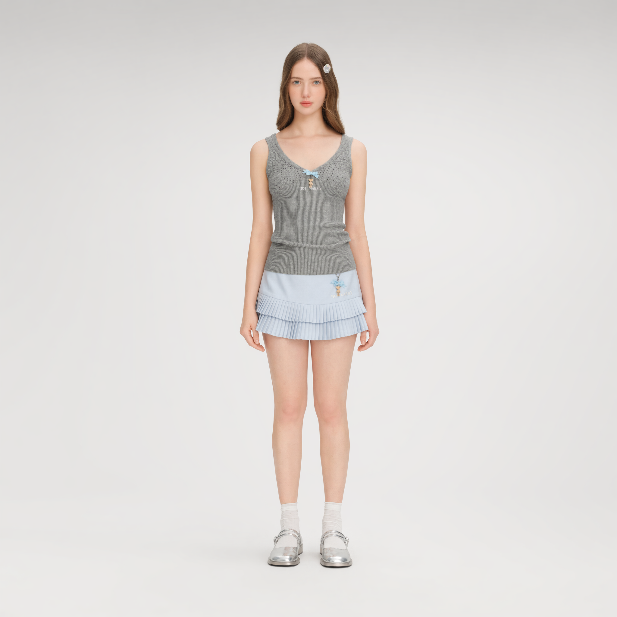 False Two-Piece Knit Top
