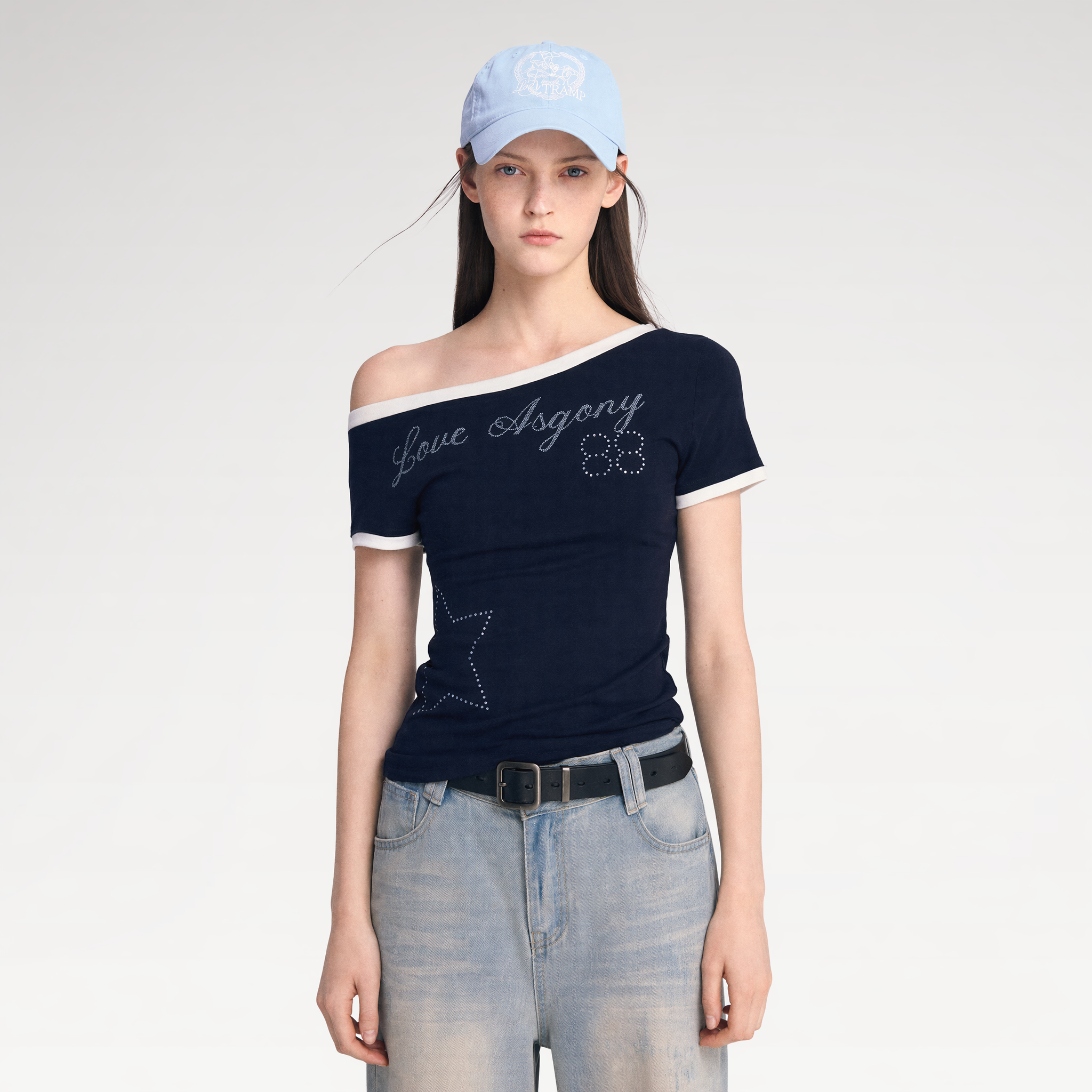 Lyocell Off-Shoulder Tee