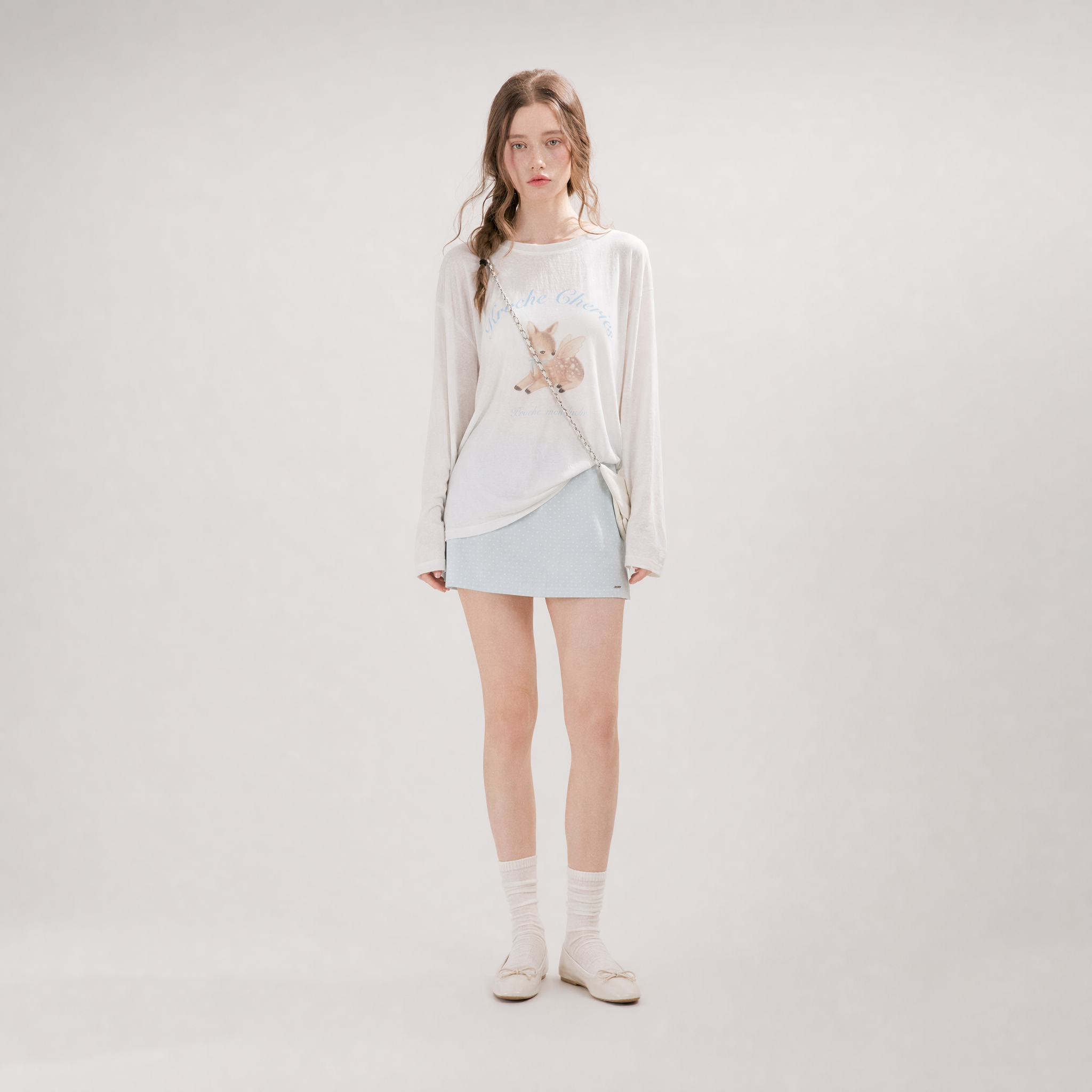 Hand-Painted Deer Shirt