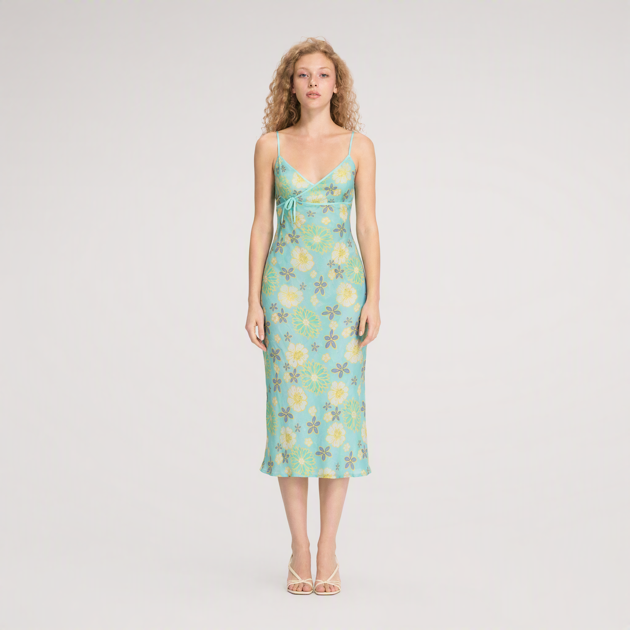 Chiffon Floral Slip Dress
