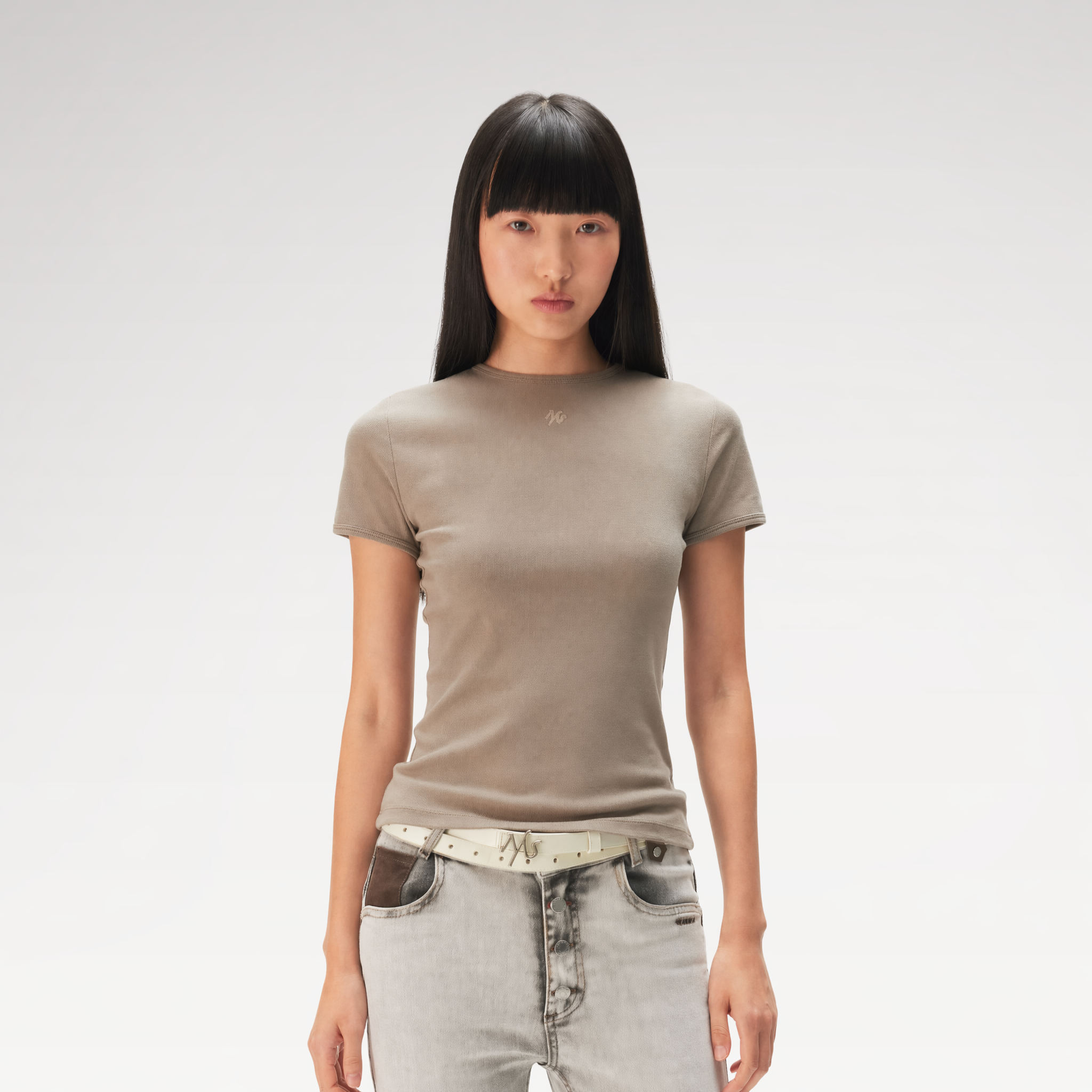 Cotton Stretch Fitted Tee