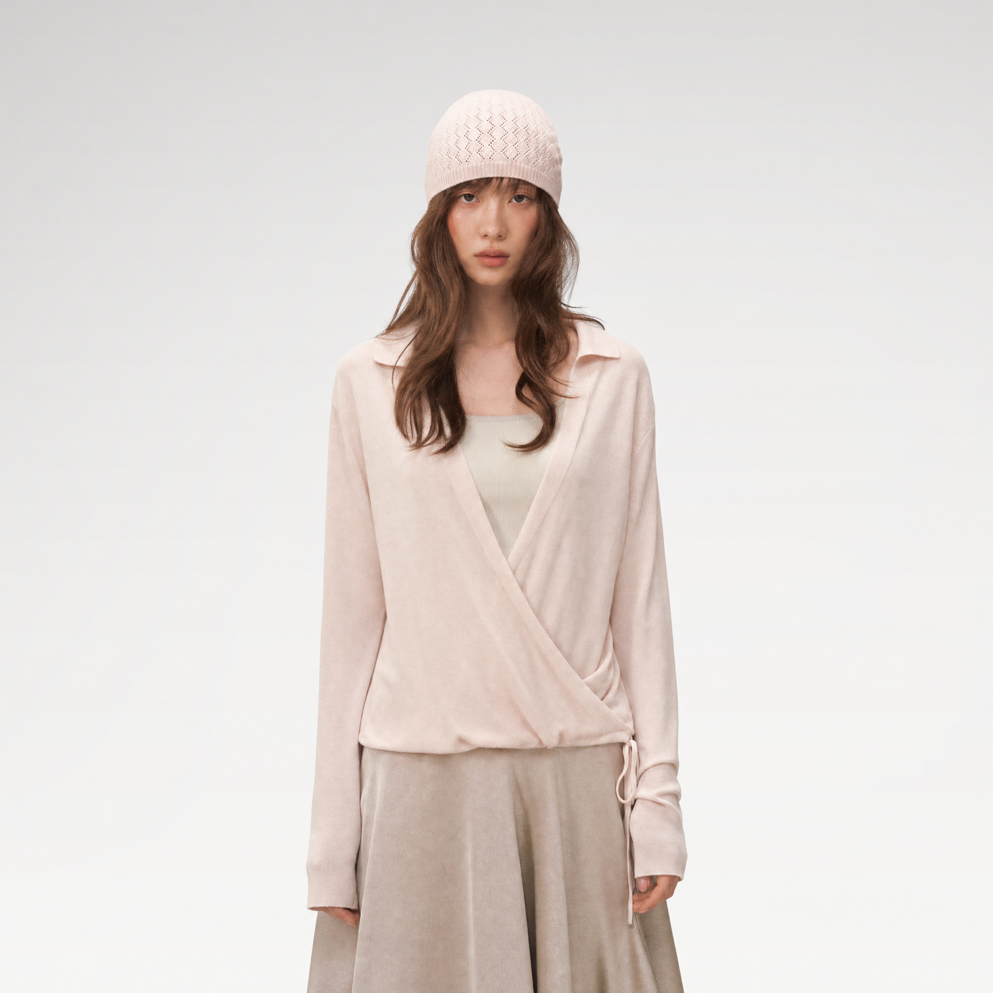Silk Blend Knit Top