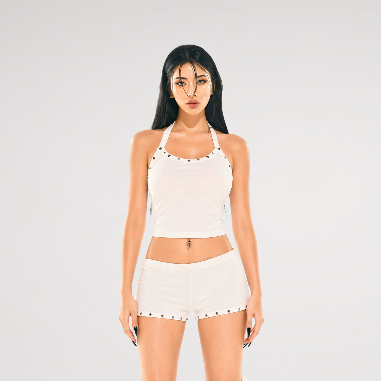 24ANS x UWA Studded Halter Shorts Set