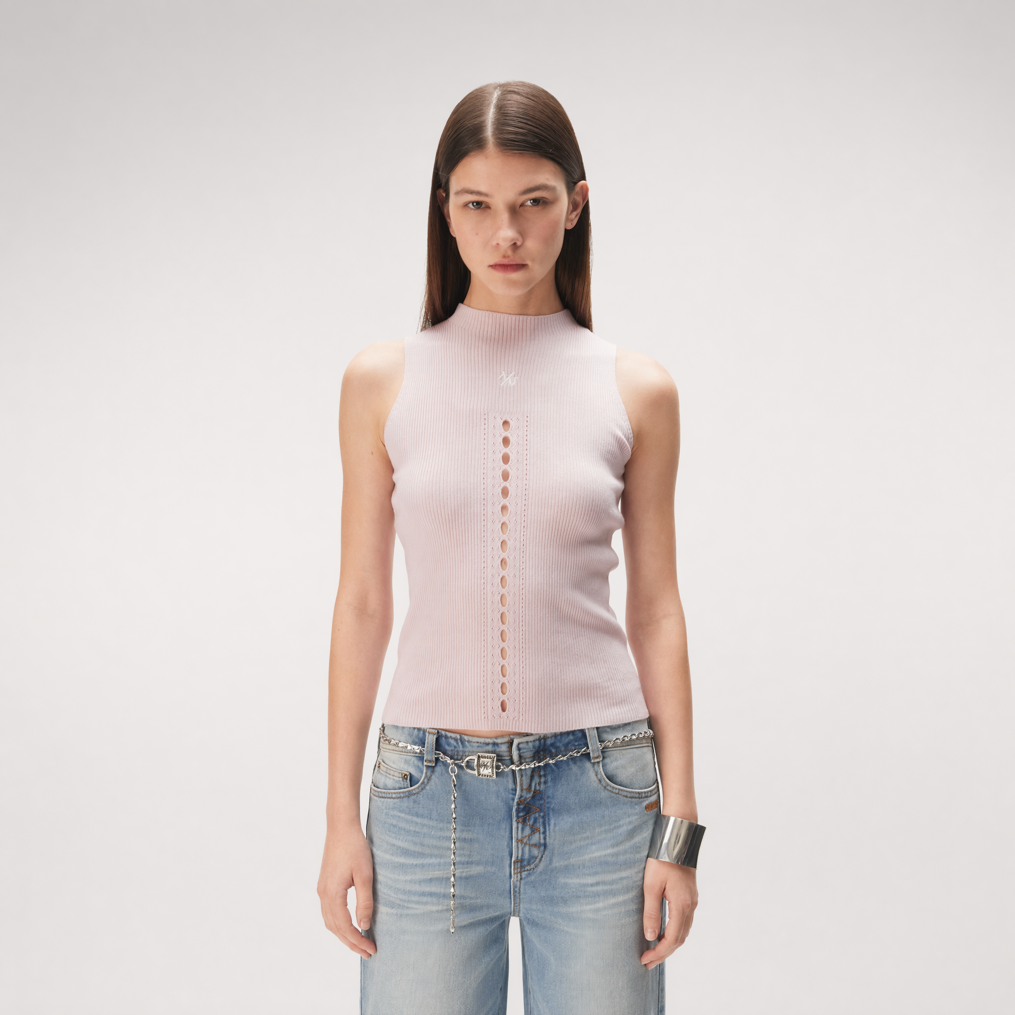Ribbed Knit Slim Tank