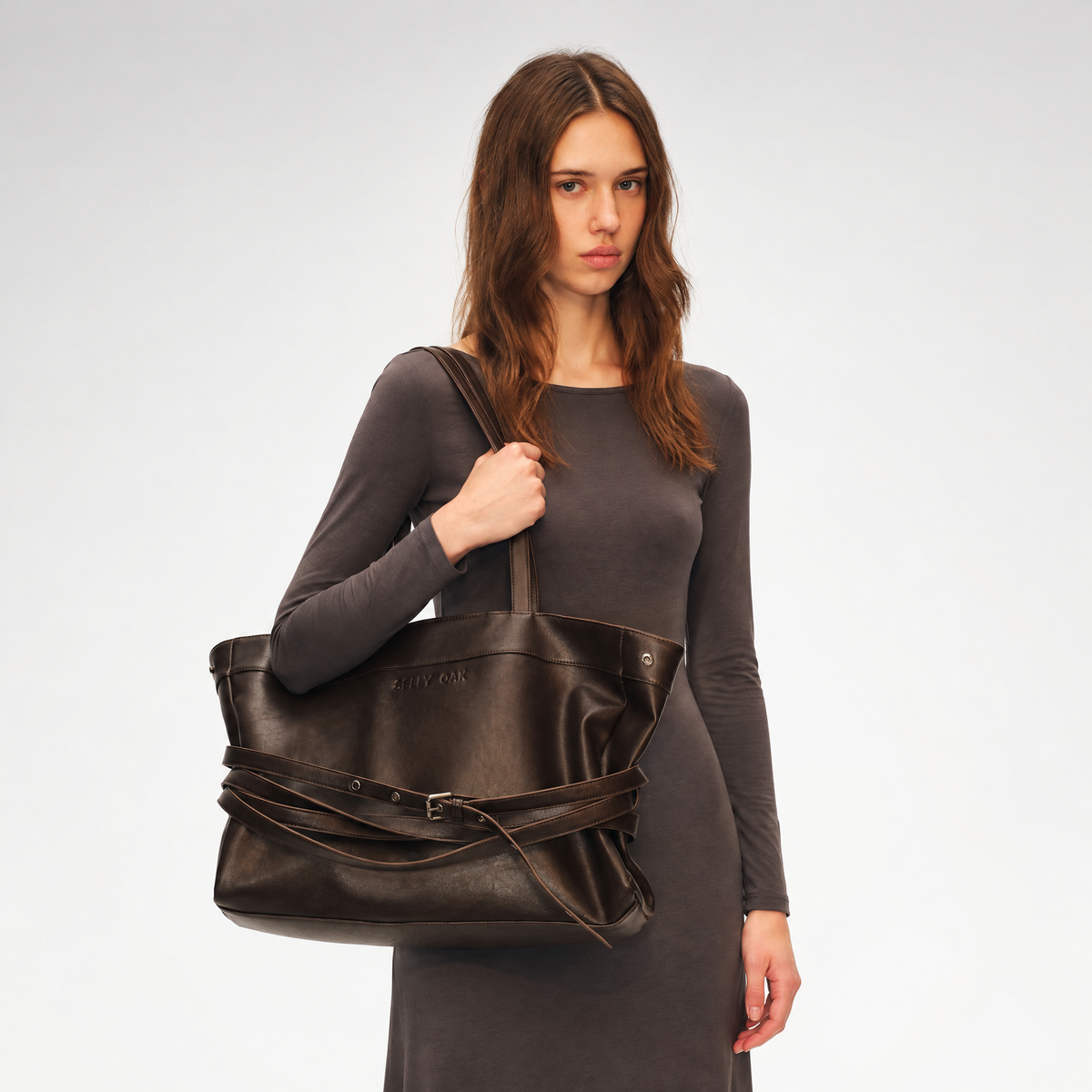Detachable Strap Oversized Tote Bag