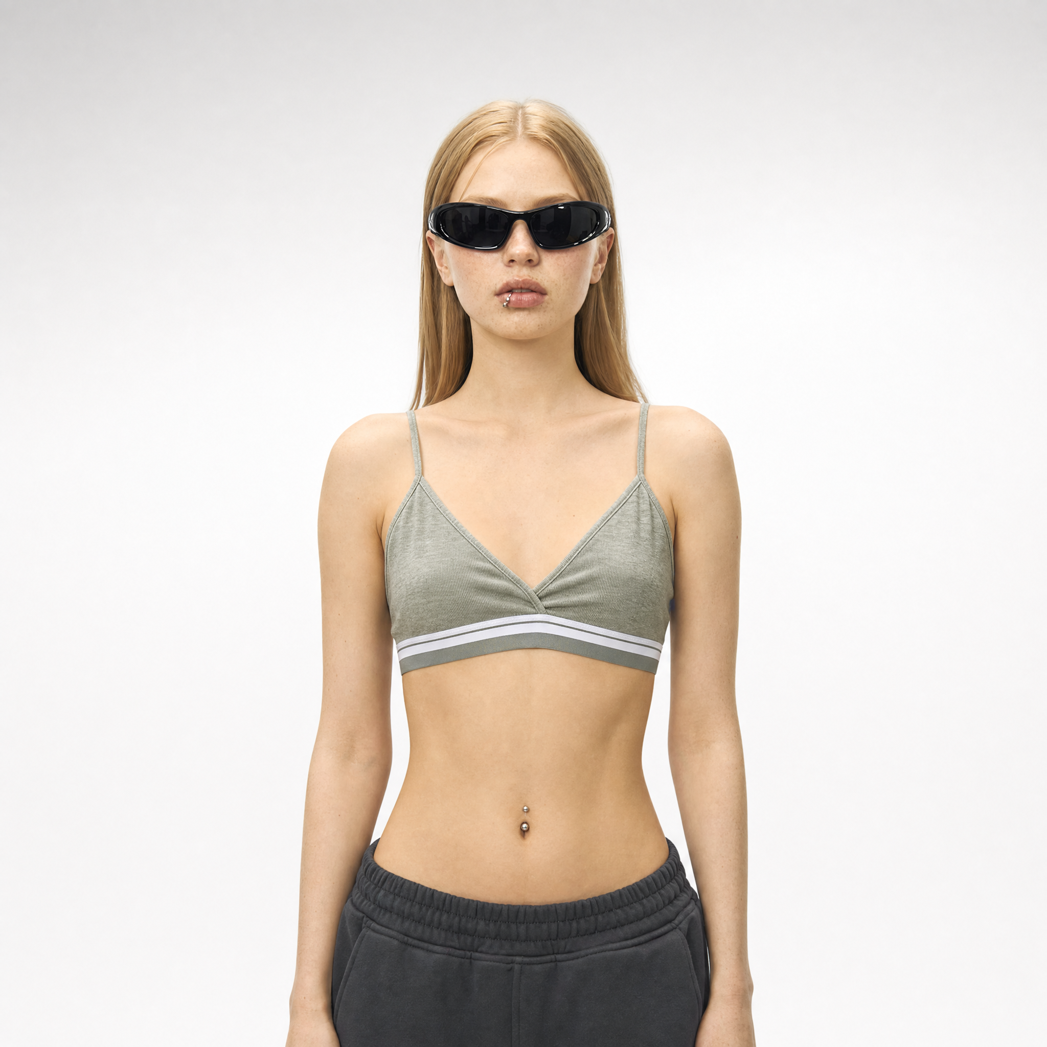 Camouflage Rib Bra