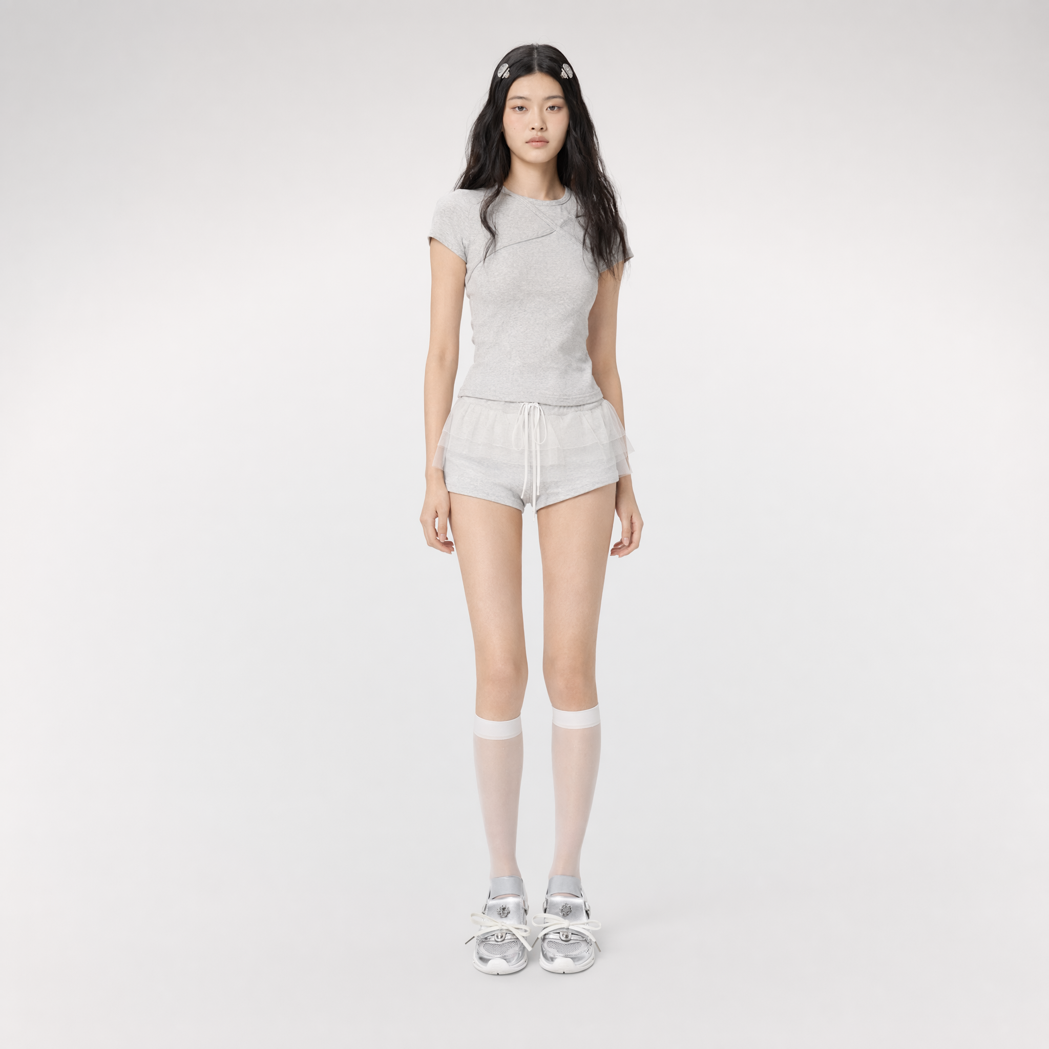 Ballet Mesh Mary Janes
