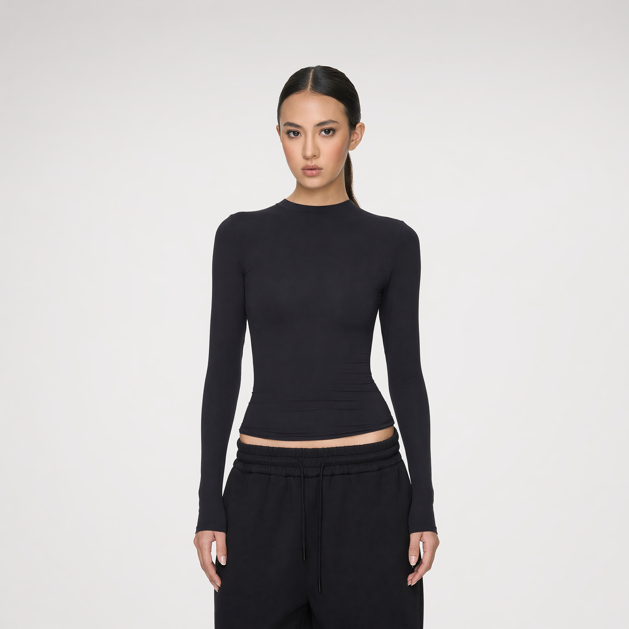 Sheer Sculpting Long Sleeve Top