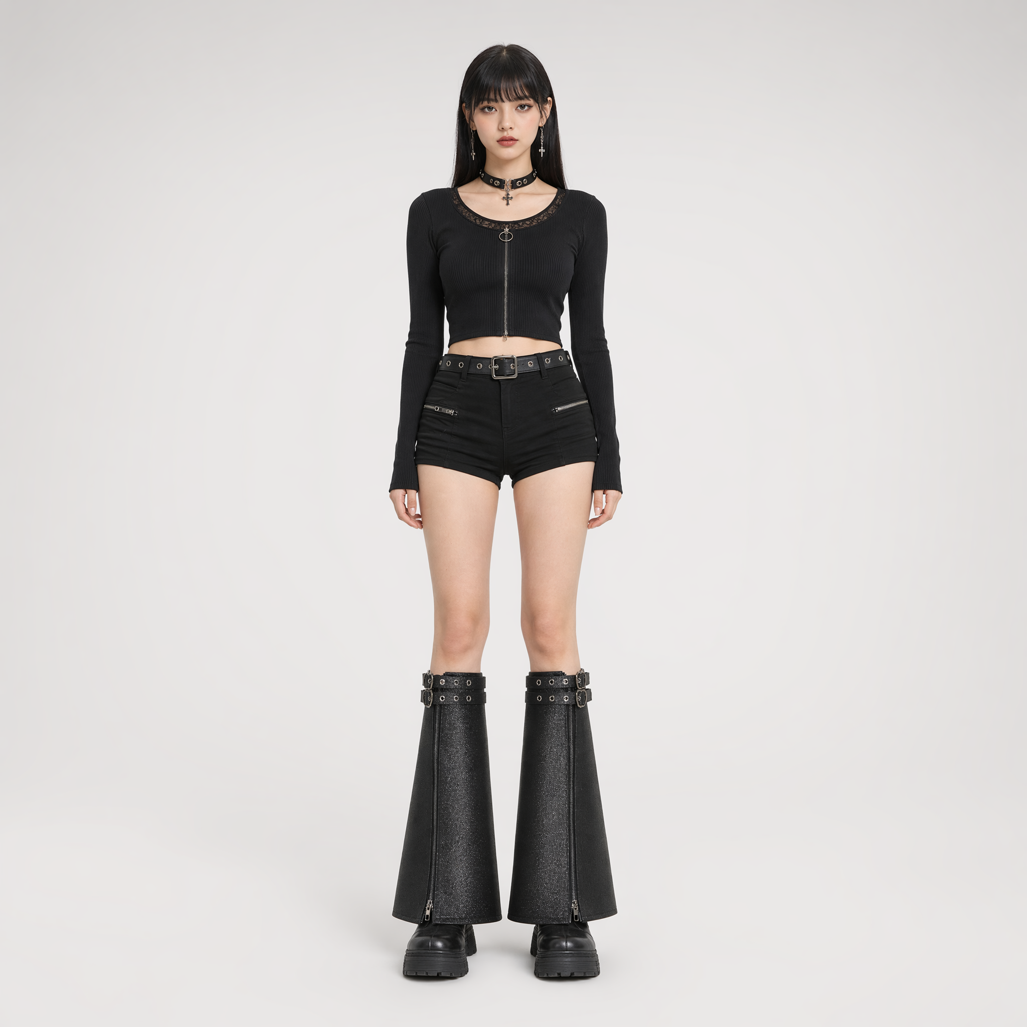 Shimmer Cone Leg Warmers