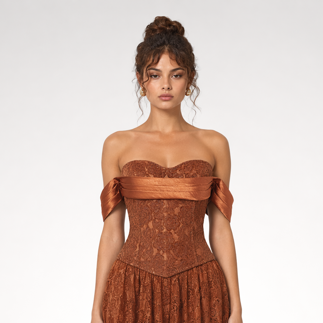 Amber Muse Lace Bustier