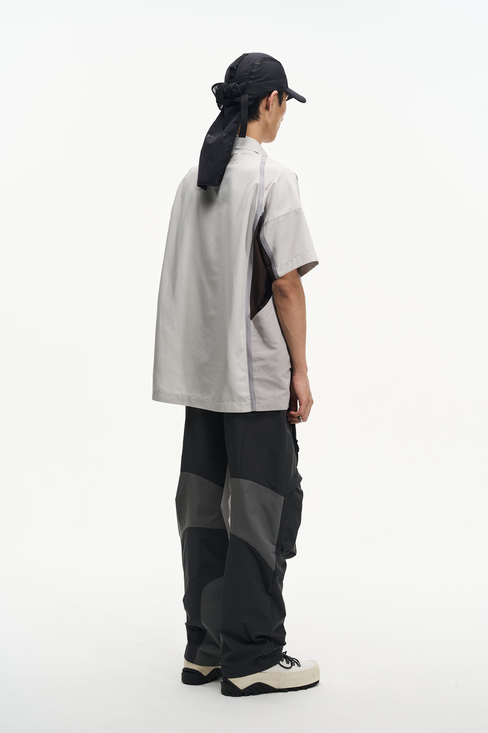 SS23 Patchwork Color Press Short Sleeve Shirt - CHINASQUAD