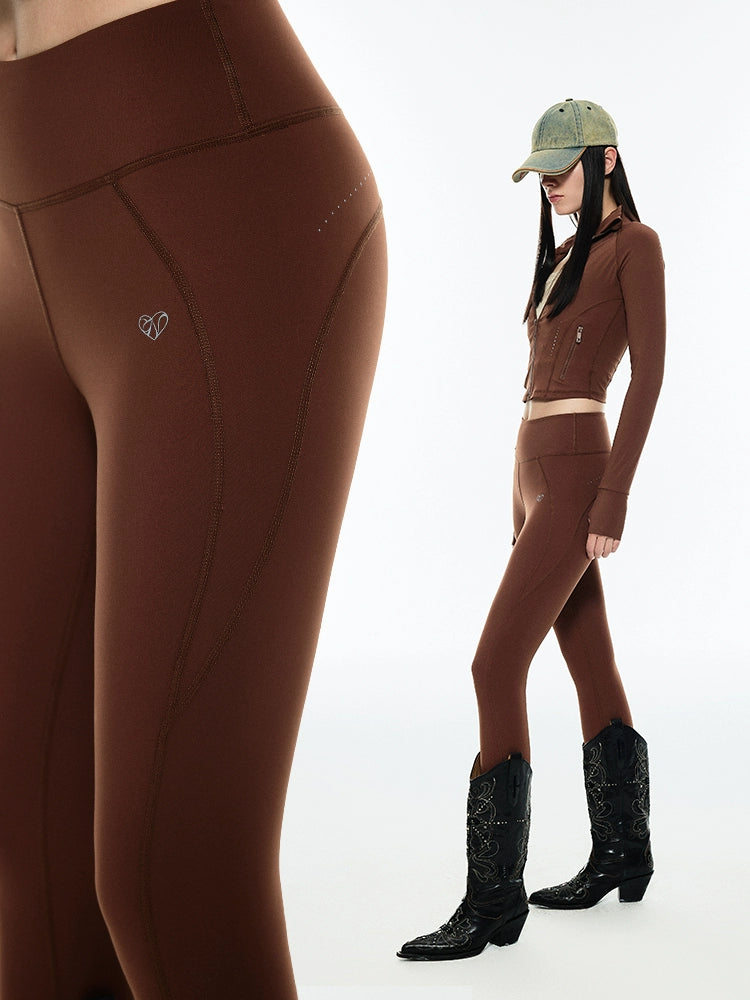 High-Waisted Compression Leggings - CHINASQUAD