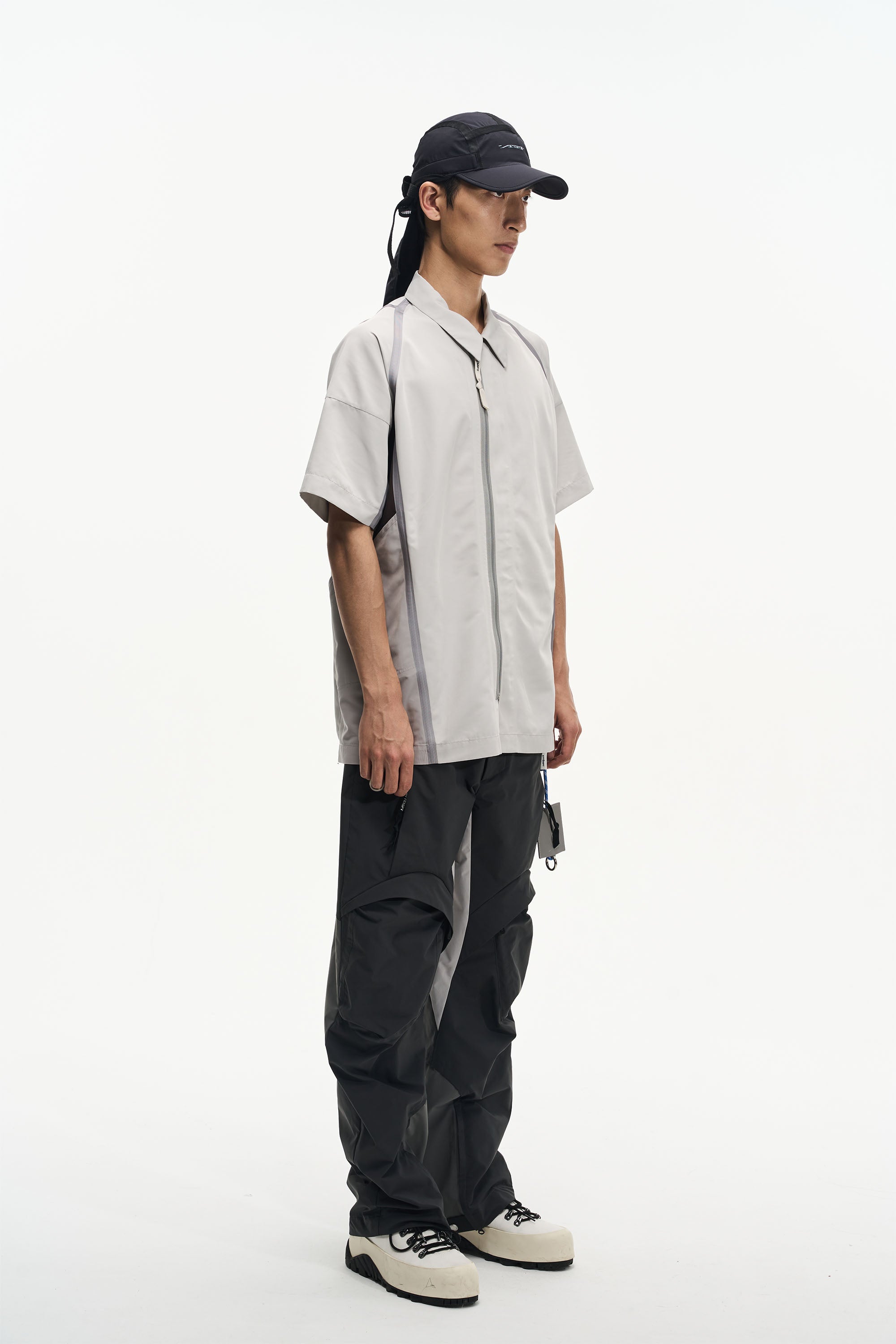 SS23 Patchwork Color Press Short Sleeve Shirt - CHINASQUAD