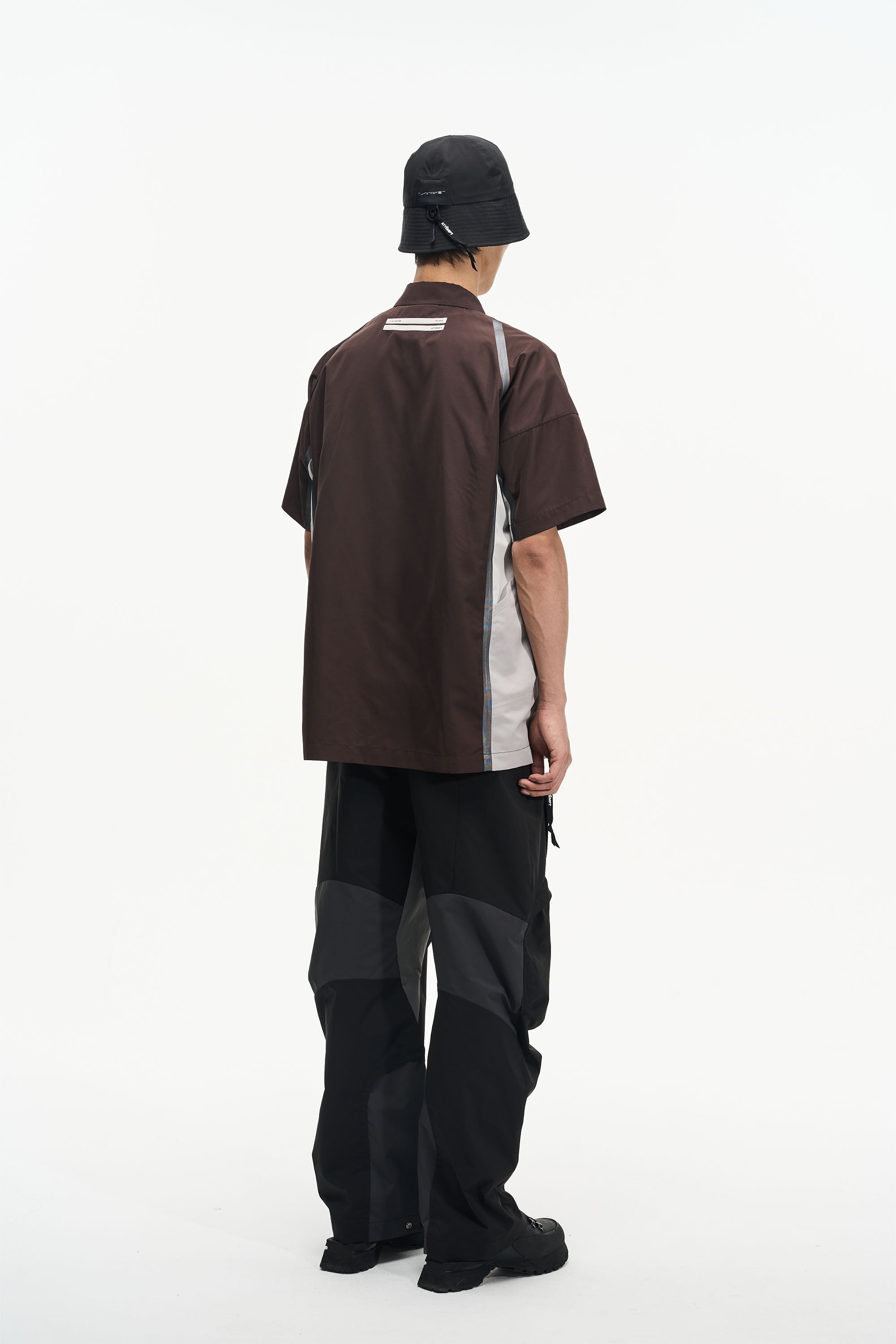 SS23 Patchwork Color Press Short Sleeve Shirt - CHINASQUAD