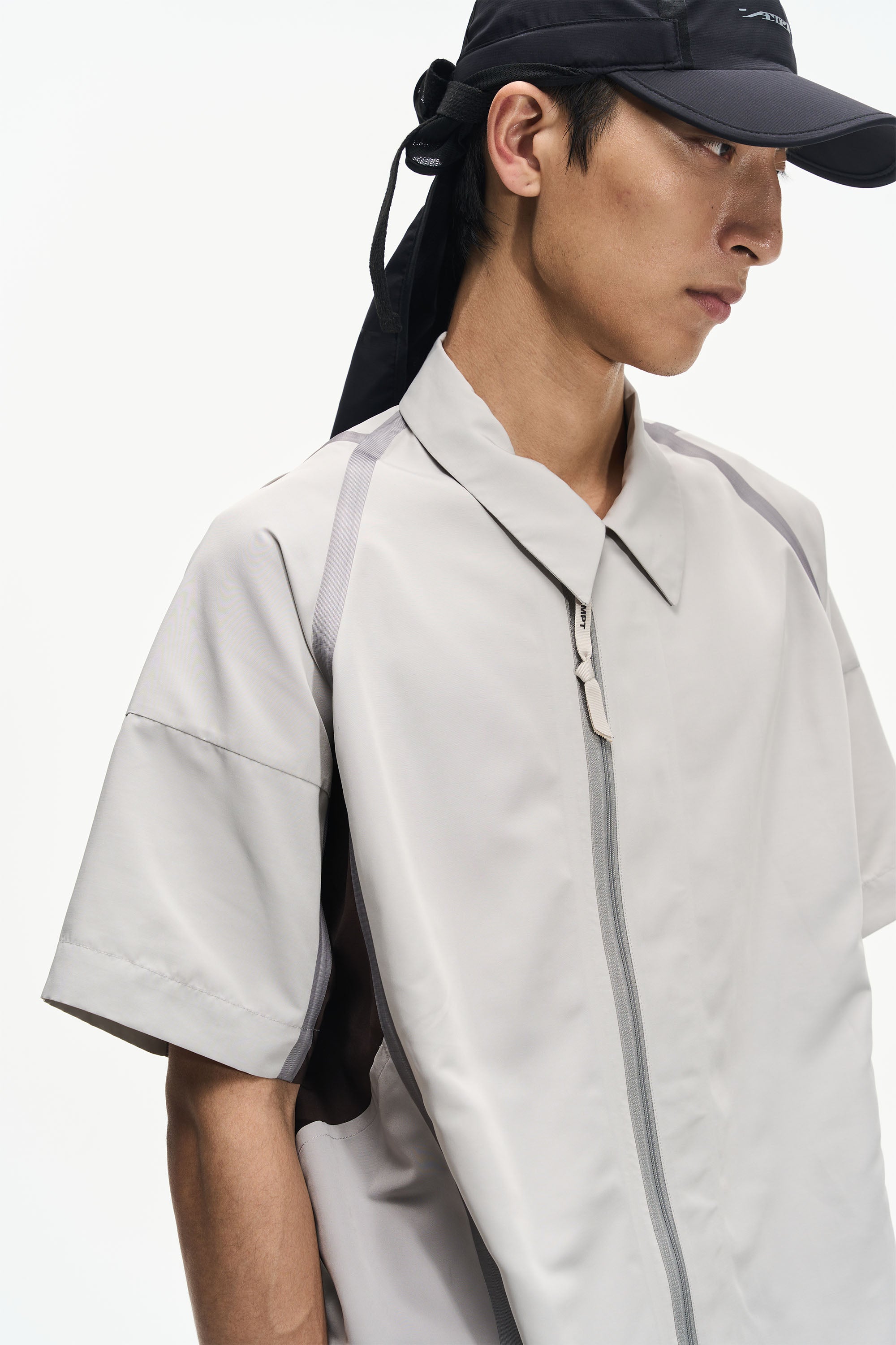 SS23 Patchwork Color Press Short Sleeve Shirt - CHINASQUAD