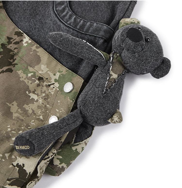 Camo Denim Short Skirt - CHINASQUAD