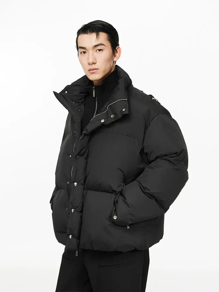 Black Foldable Down Jacket