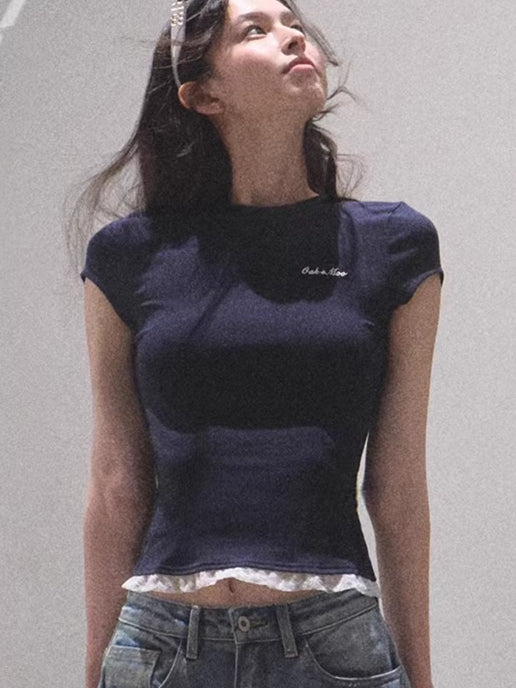 Lace-Soft Antibacterial Slim-Fit T-Shirt