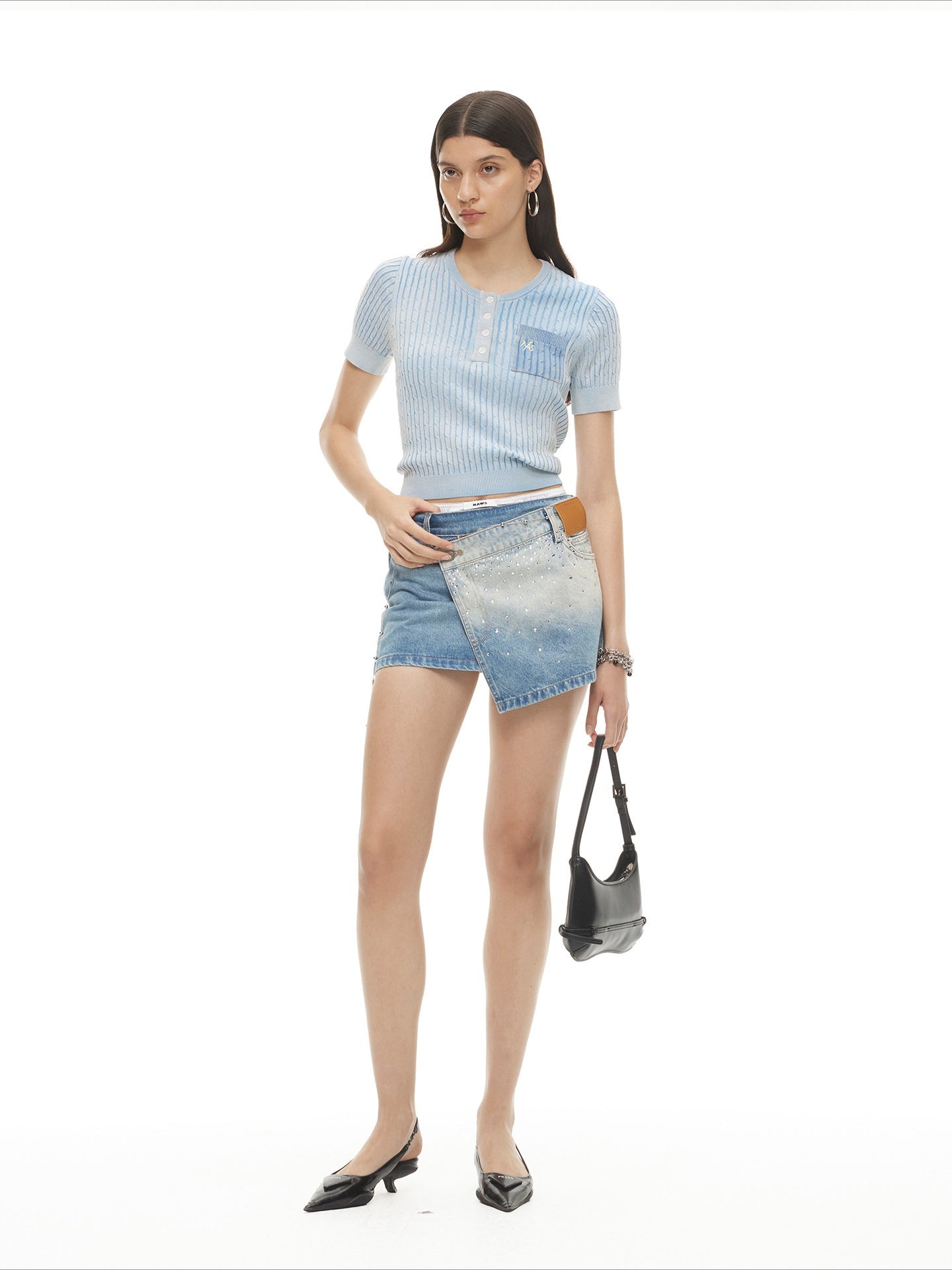 Academy Henley Contrast Tee