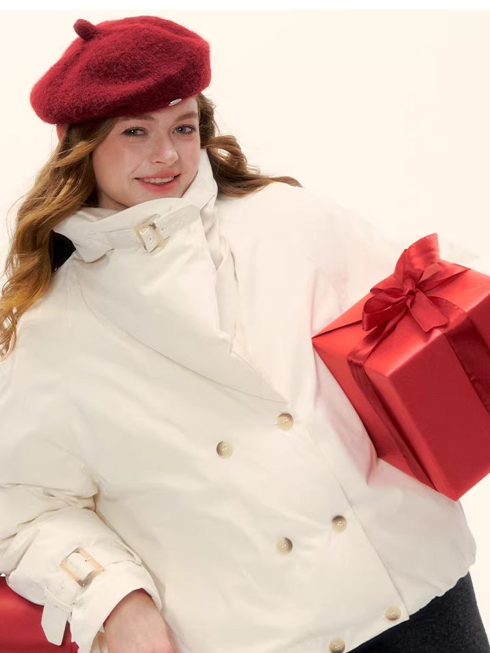 Duck Down Oversized Short Down Jacket