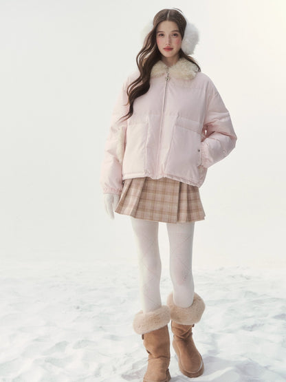 Original Pink Reversible Down Jacket