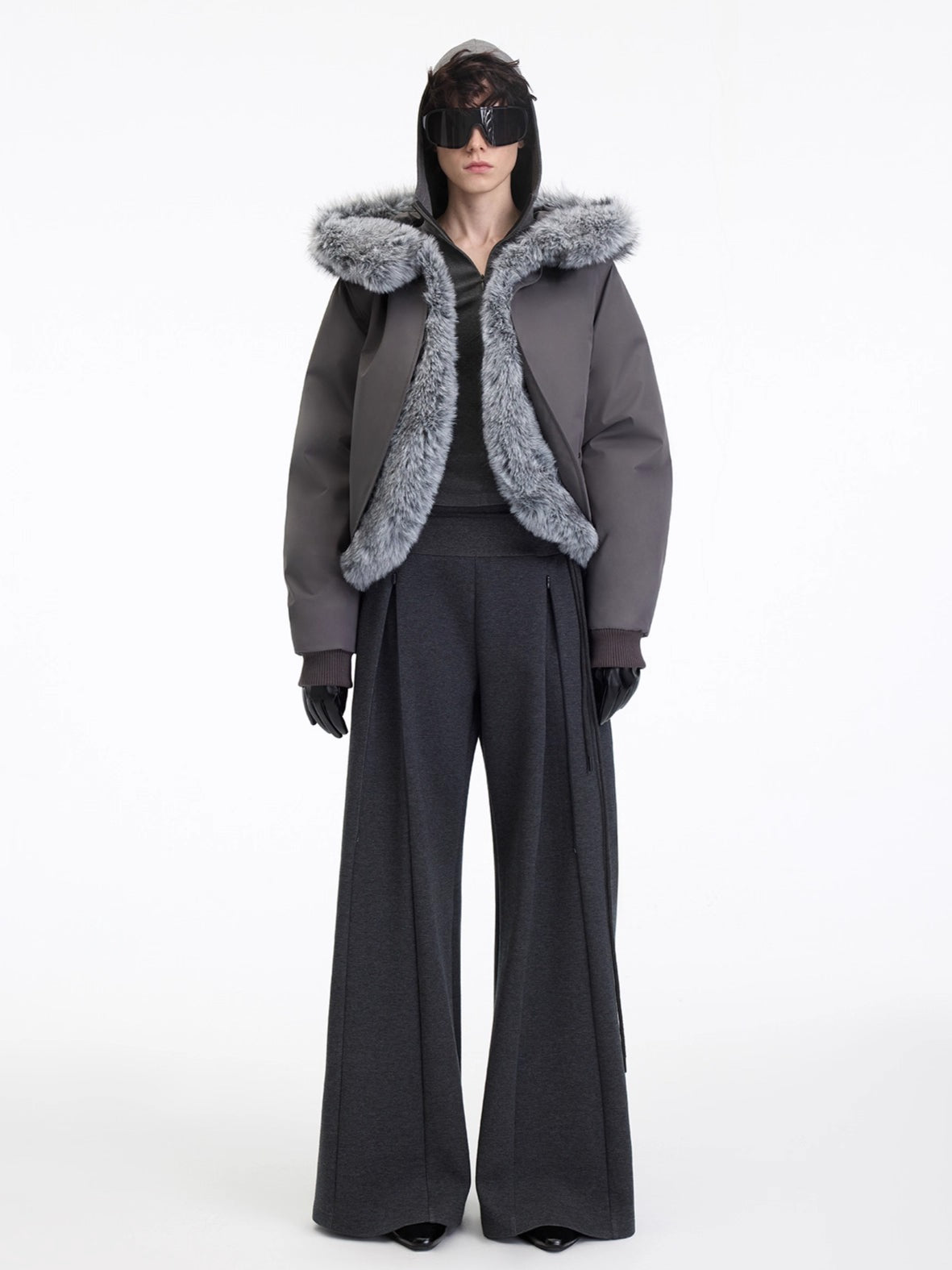 Antibacterial Lyocell Stretch Micro-Flare Pants