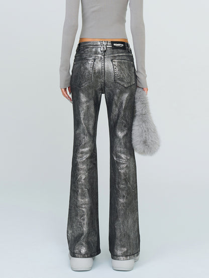 Mirage Star Cloud Elastic Flare Jeans