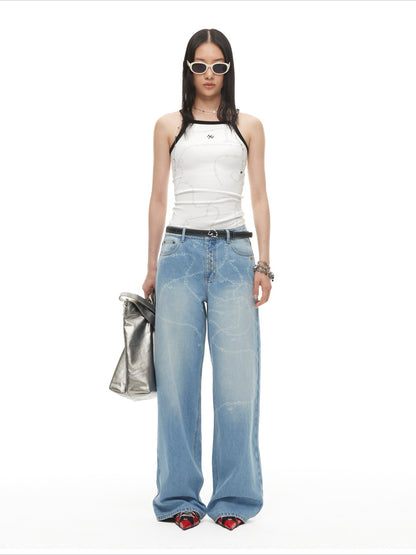 Beverly Leather Halter Camisole