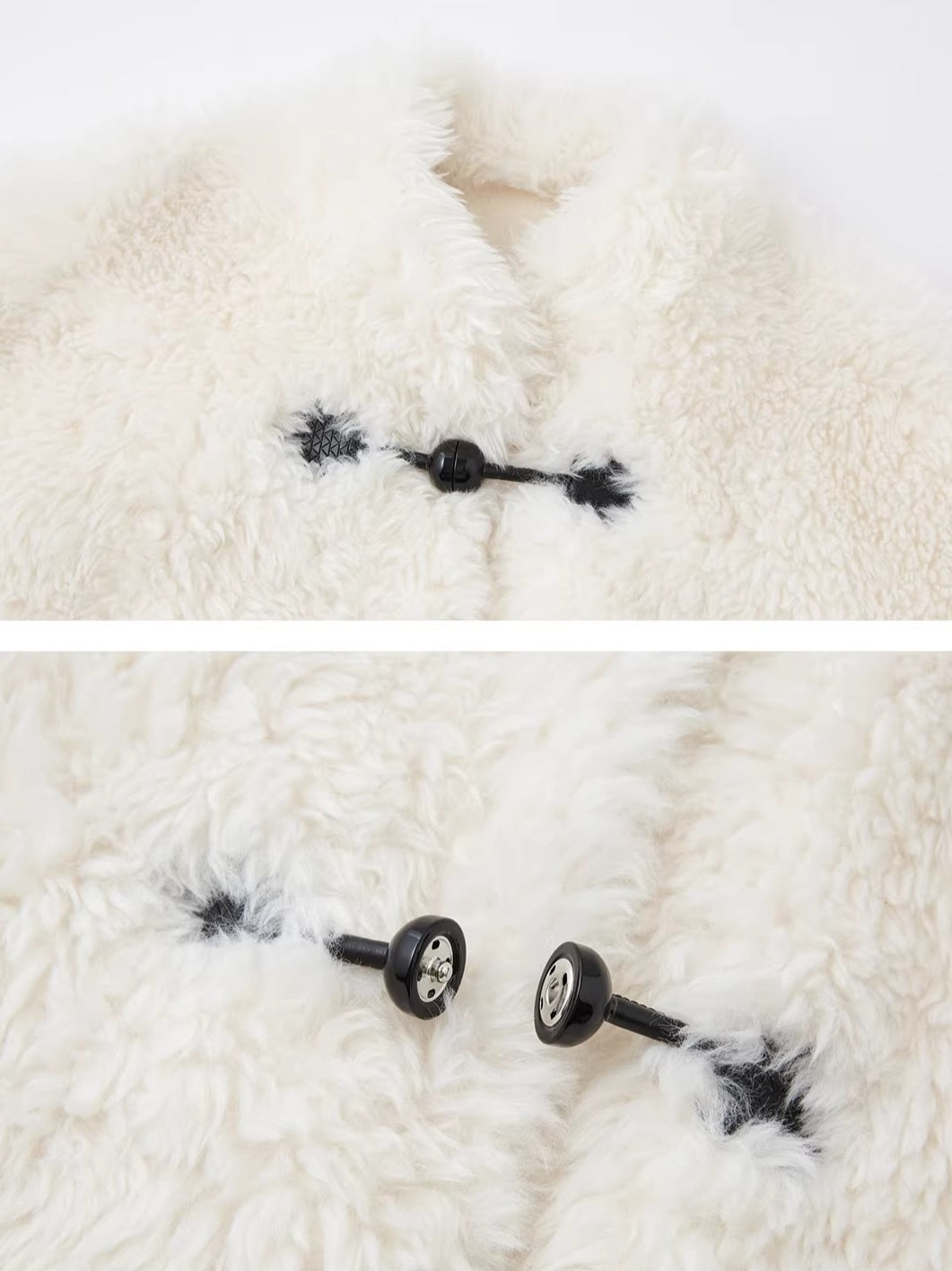 Plush Button-Up Fleece Jacket