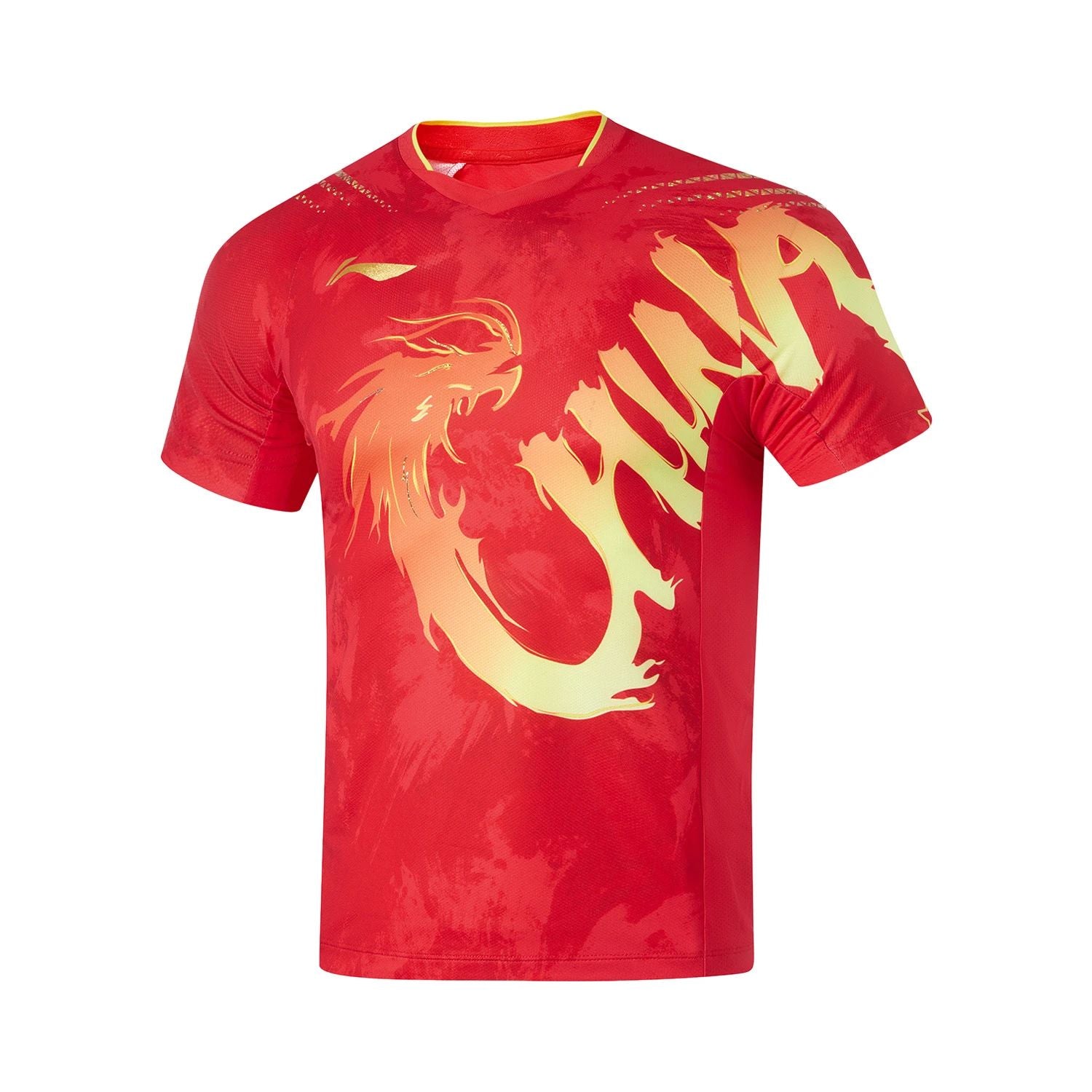 Li-Ning Ping Pong Series Quick-Dry Sports T-Shirt - China Team 2024 Paris Olympics Ping Pong Uniform