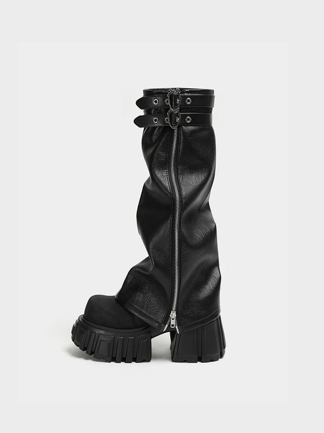 Waterproof Platform Ankle Boots